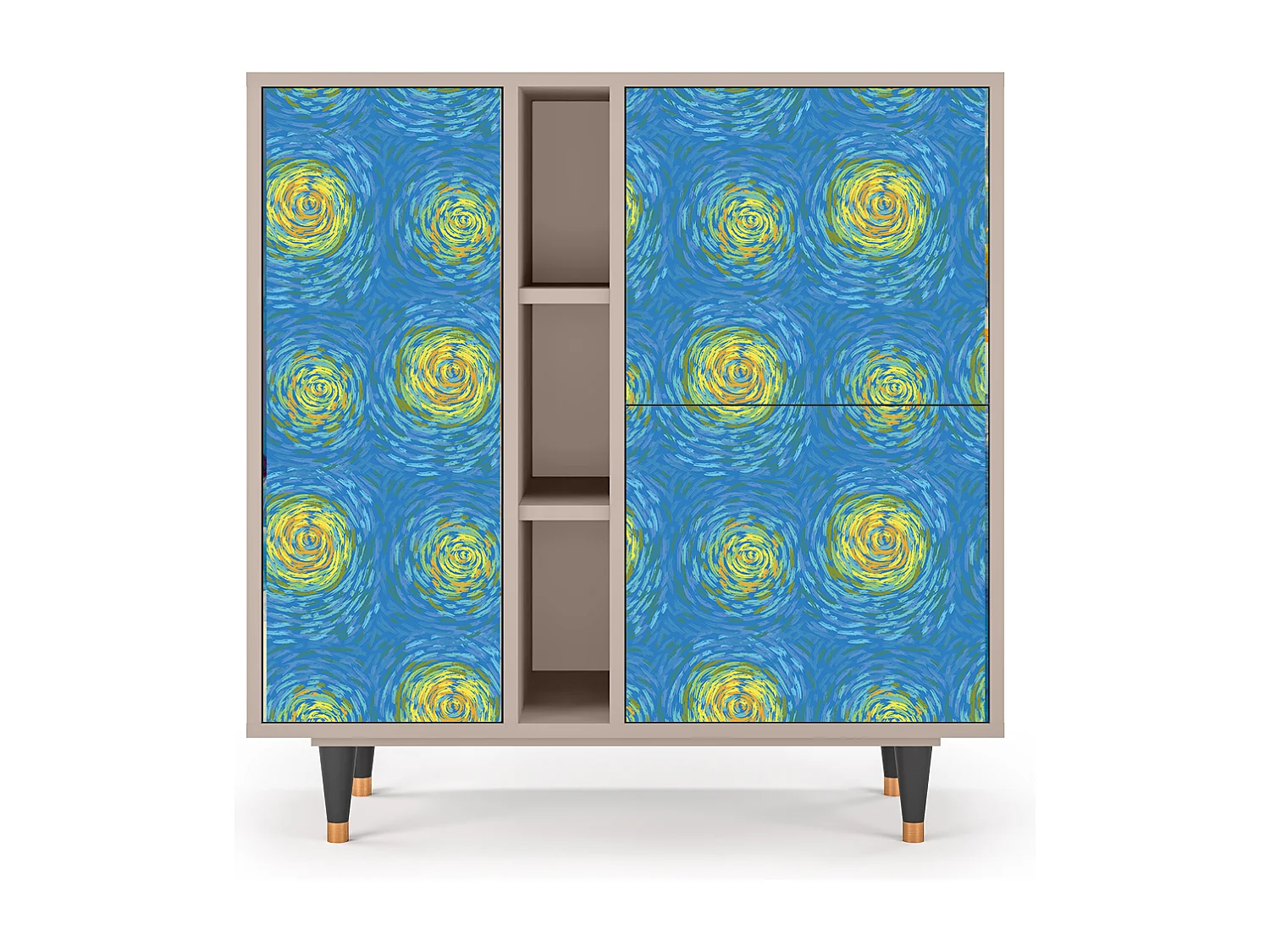 Aparador - 94х96х41 cm - BS5 - Van Gogh Lights, Latte