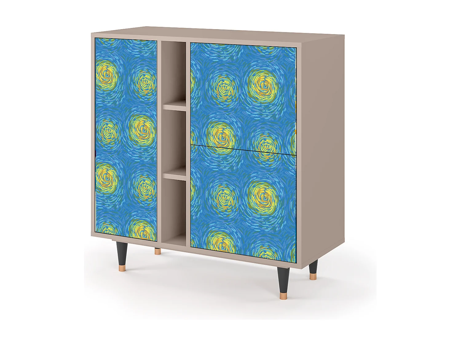 Aparador - 94х96х41 cm - BS5 - Van Gogh Lights, Latte