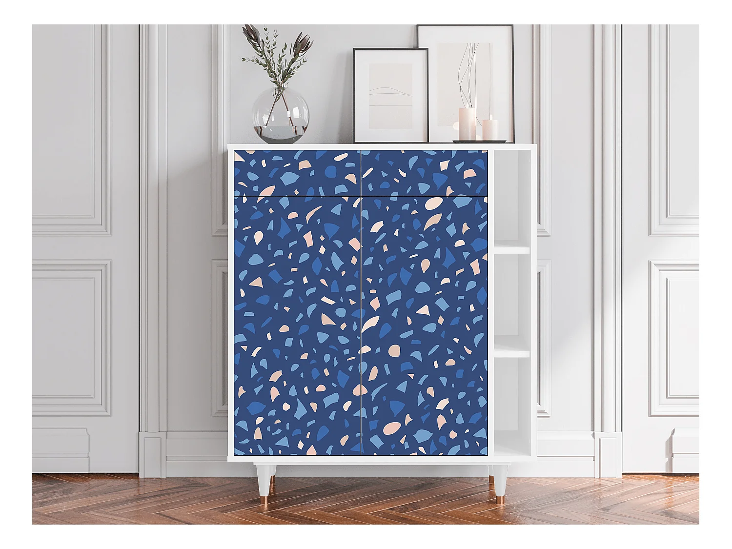 Dressoir - 96х110х41 cm - BS6 - Soap Whirpool, Wit