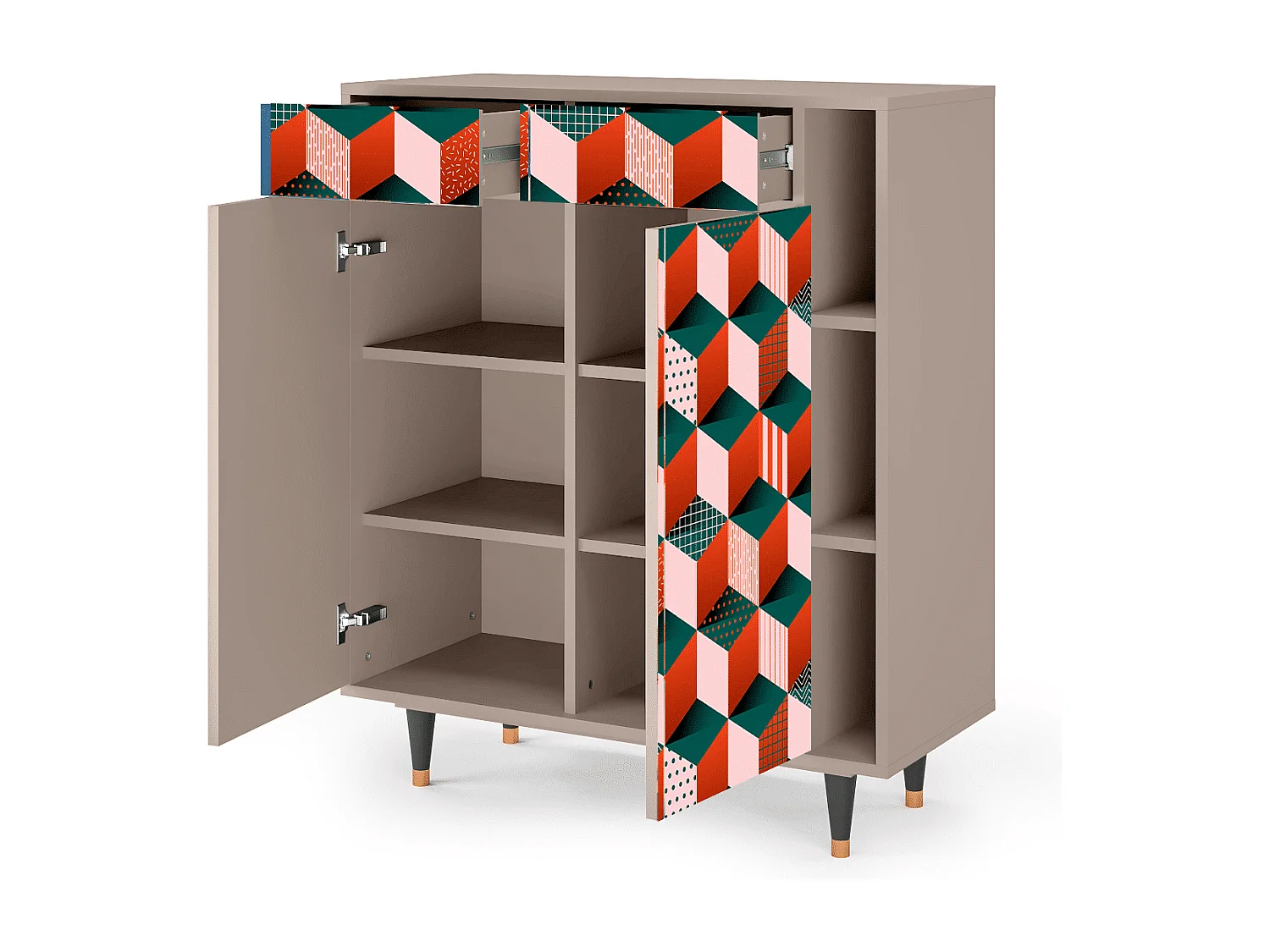 Kredens - 96х110х41 cm - BS6 - Pepsi-Cola, Latte