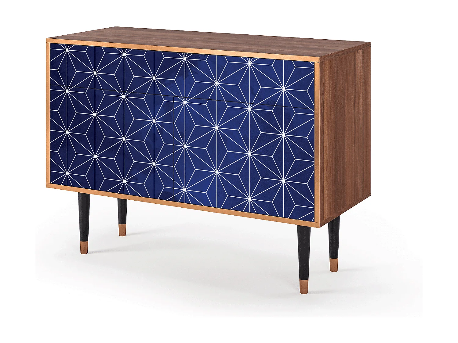 Dressoir - 115x85x48 cm - BS4 - Milky Way, Walnoot