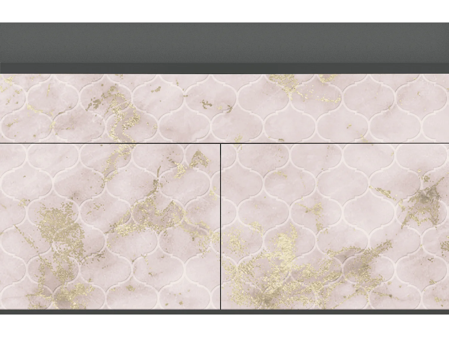 Buffet - 115x85x48 cm - BS4 - Dirty Roses, Anthracite