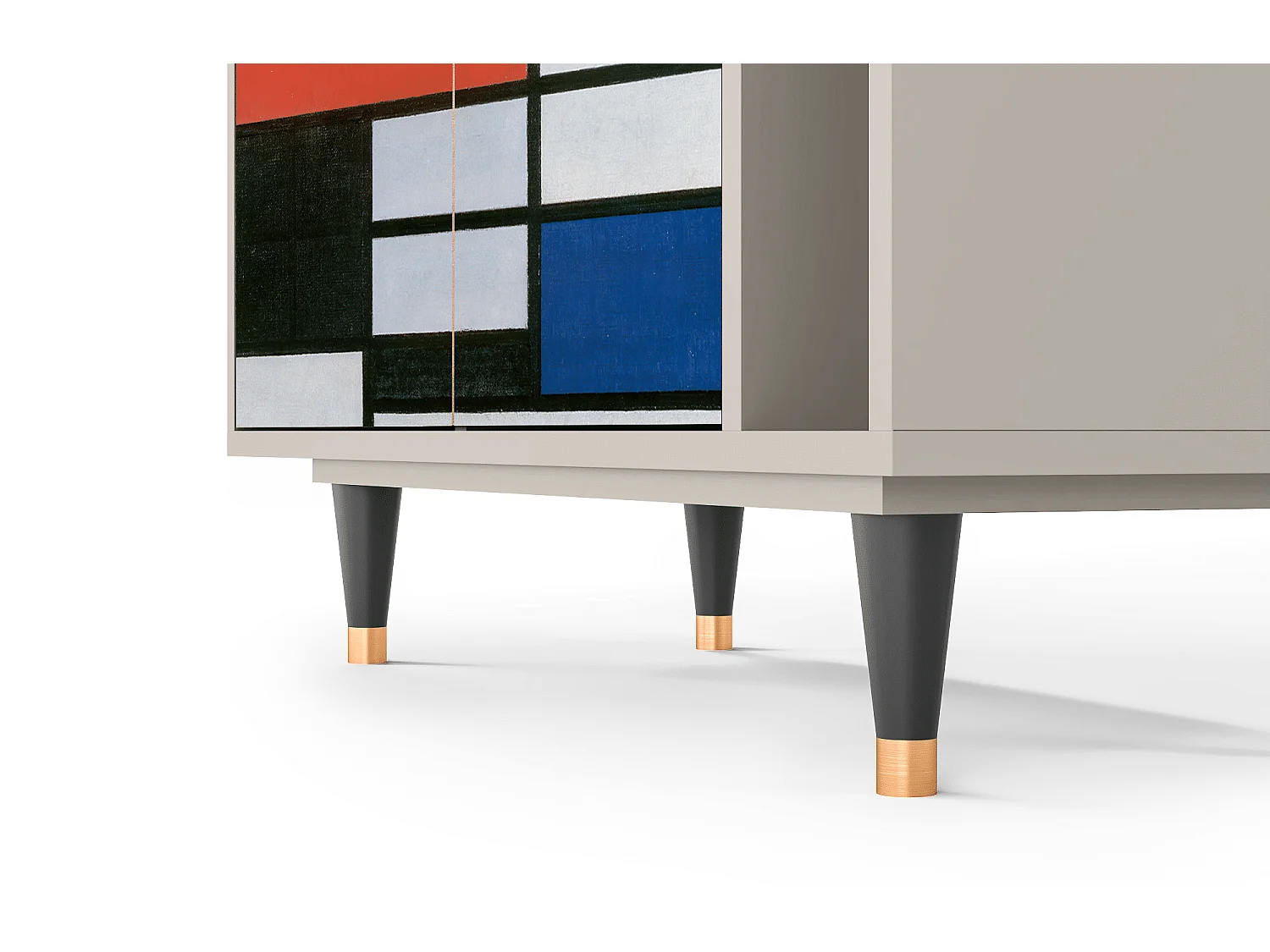 Kredens - 96х110х41 cm - BS6 - Composition, Piaskowy