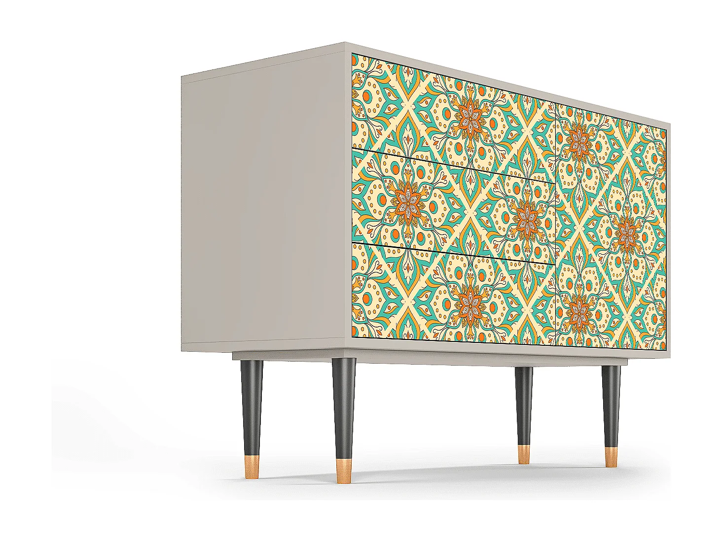 Credenza - 115х84х41 cm - S3 - Hindu Daisy, Sabbia