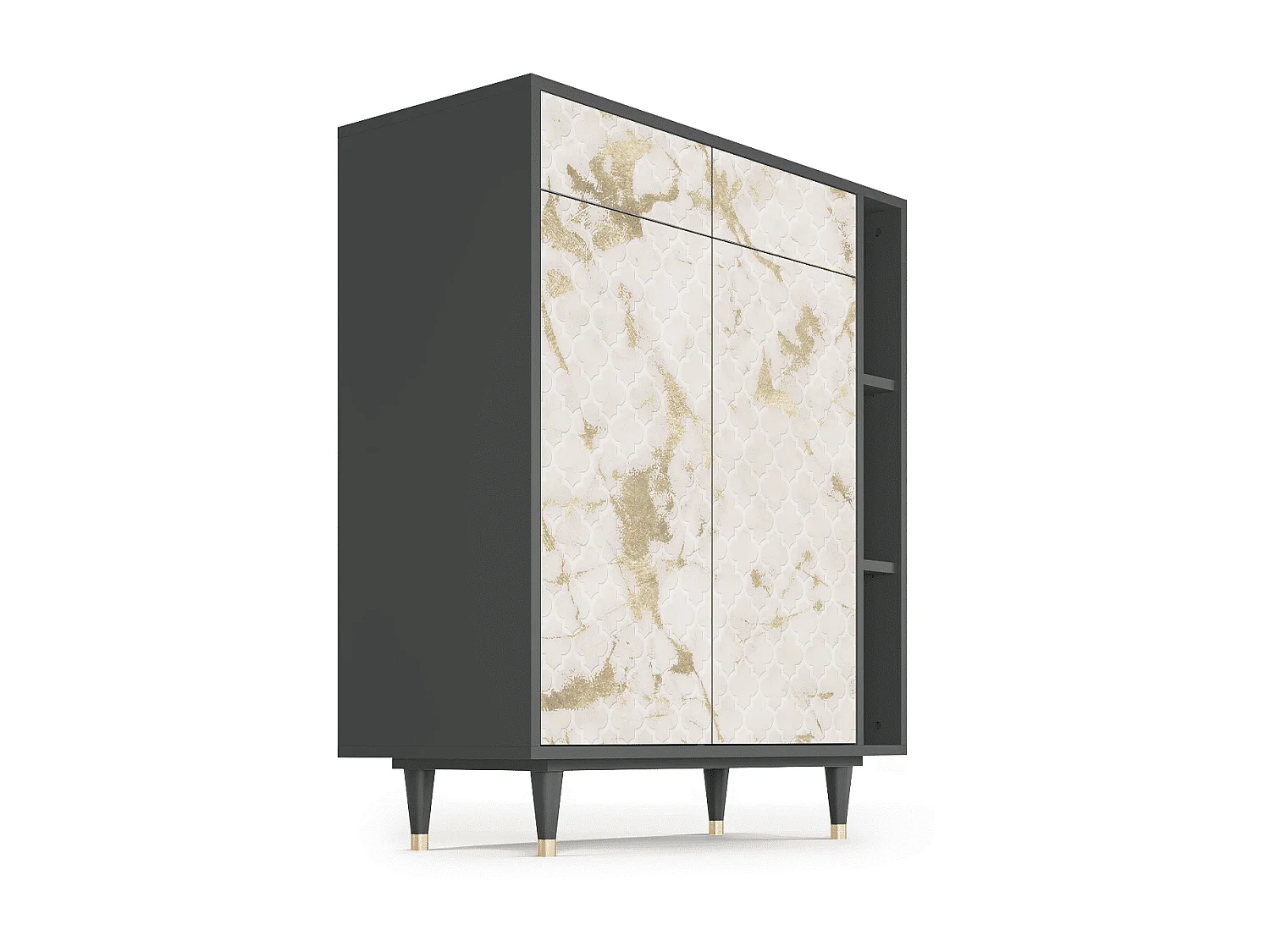 Aparador - 96х110х41 cm - BS6 - Sahara desert, Antracite