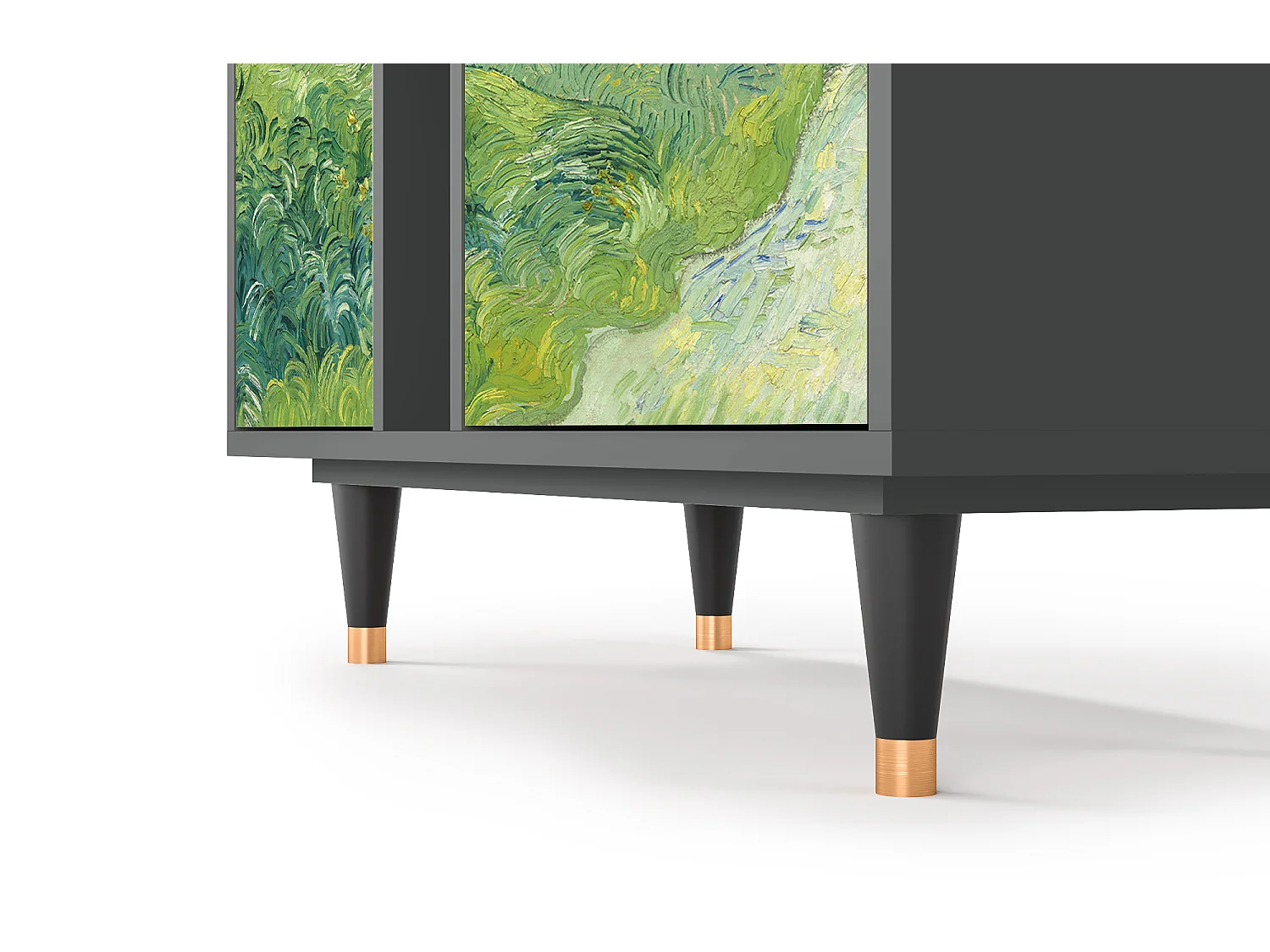 Sideboard - 94х96х41 cm - BS5 - Green Wheat Fields, Anthrazit