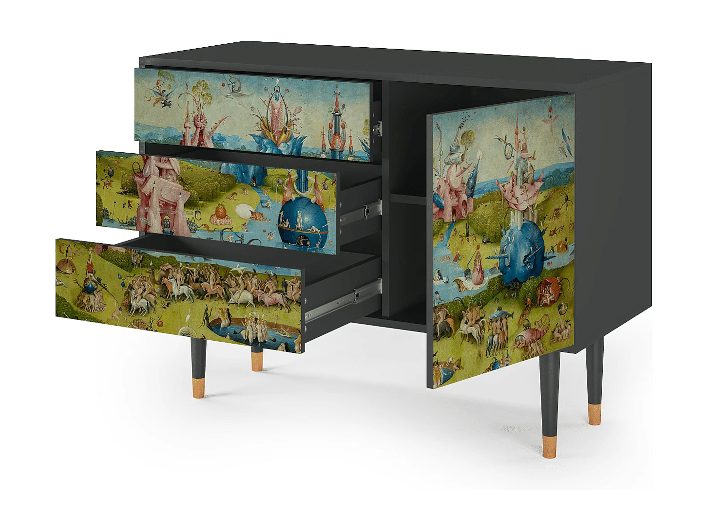 Aparador - 115х84х41 cm - S3 - The Garden 2 by Bosch, Antracita
