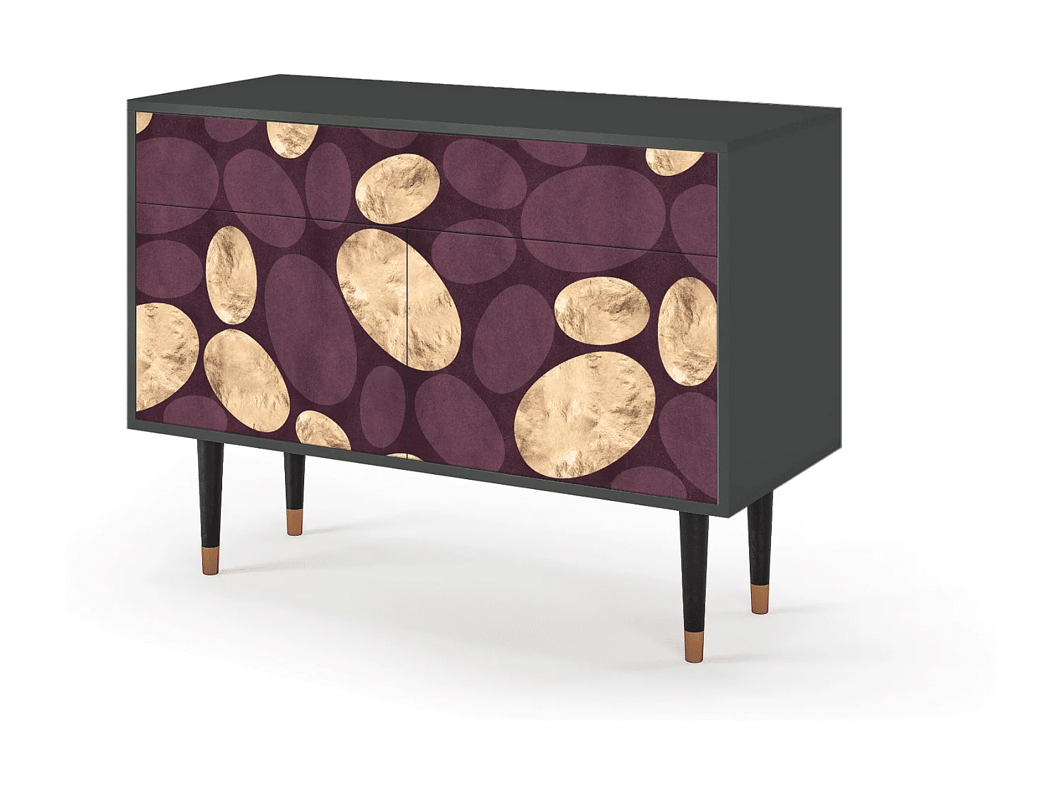 Dressoir - 115x85x48 cm - BS4 - Fine Wine, Antraciet