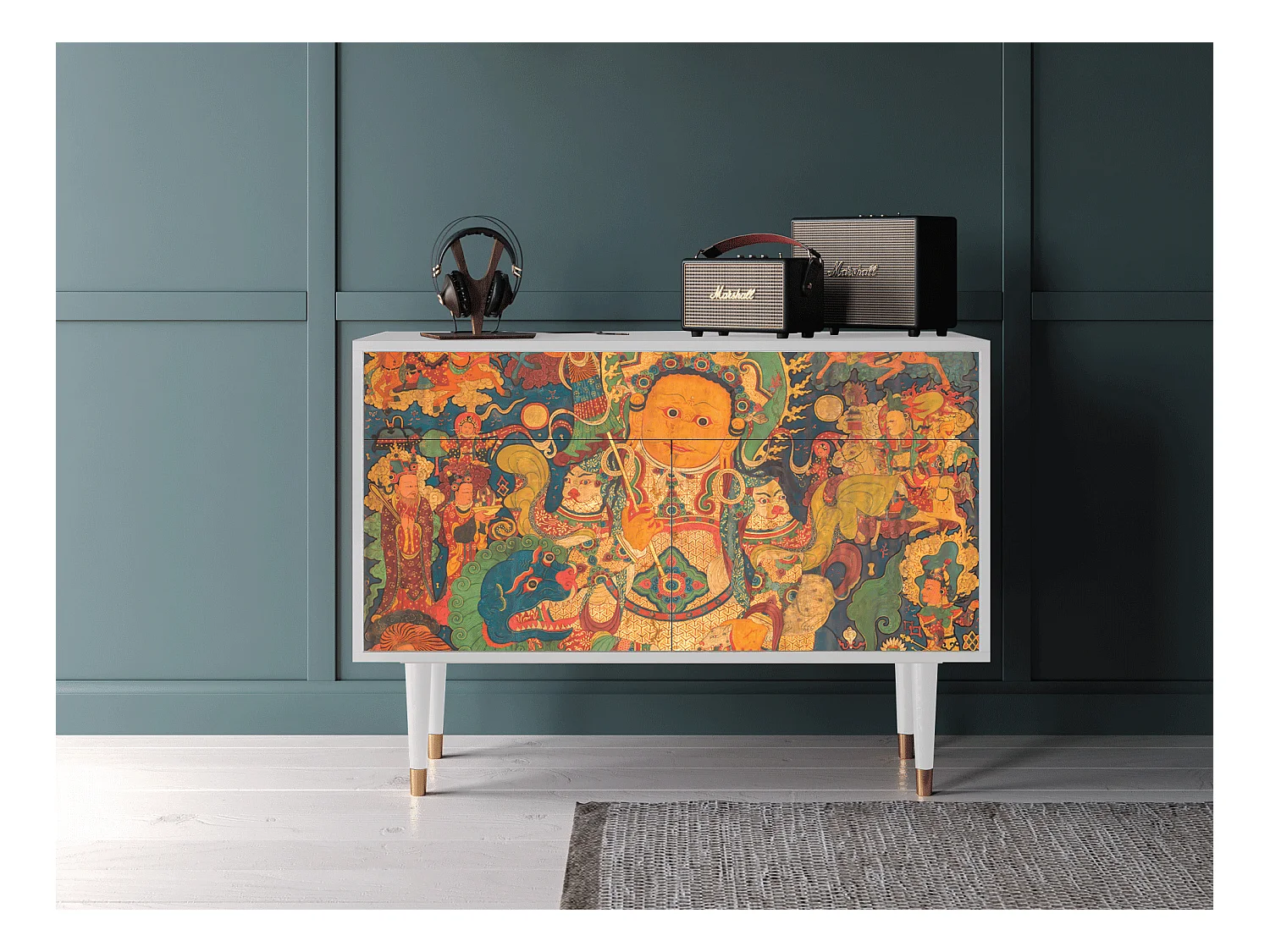 Buffet - 115x85x48 cm - BS4 - God by Vaisravana , Blanc