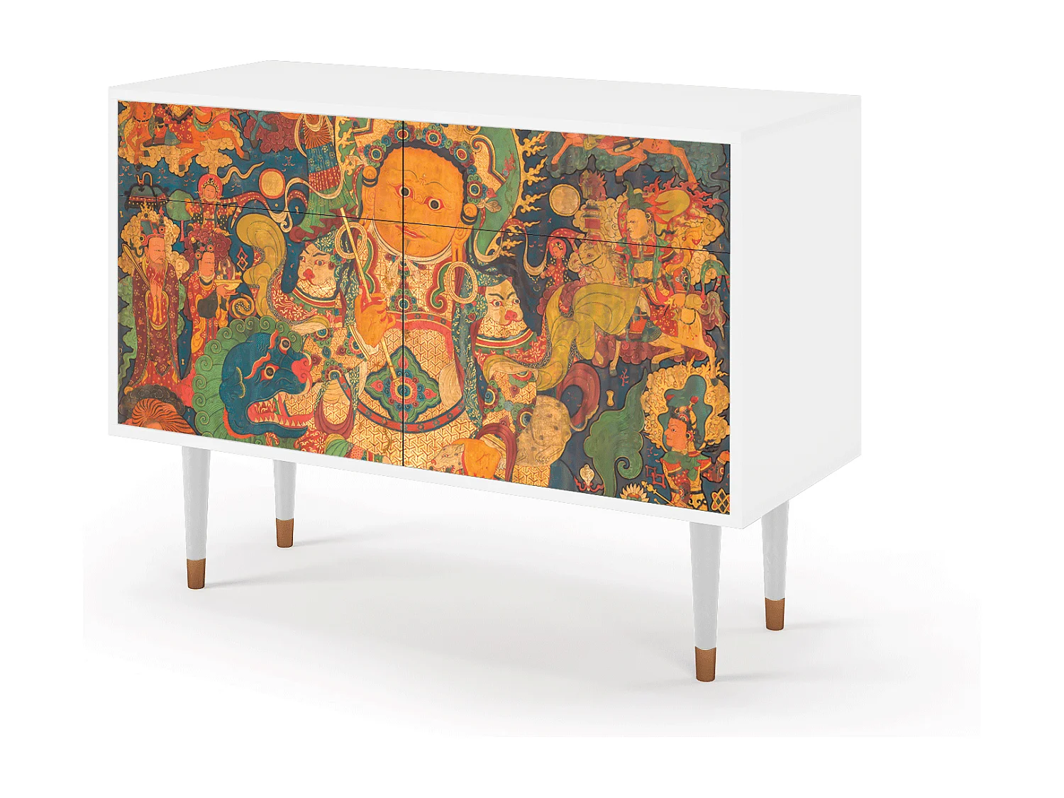 Credenza - 115x85x48 cm - BS4 - God by Vaisravana , Bianco
