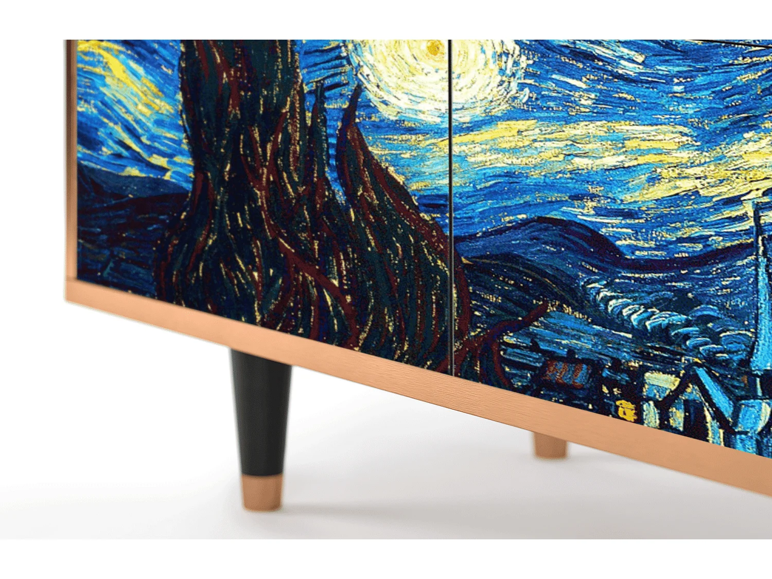 Dressoir - 94x96x48 cm - BS3 - The Starry Night  , Walnoot
