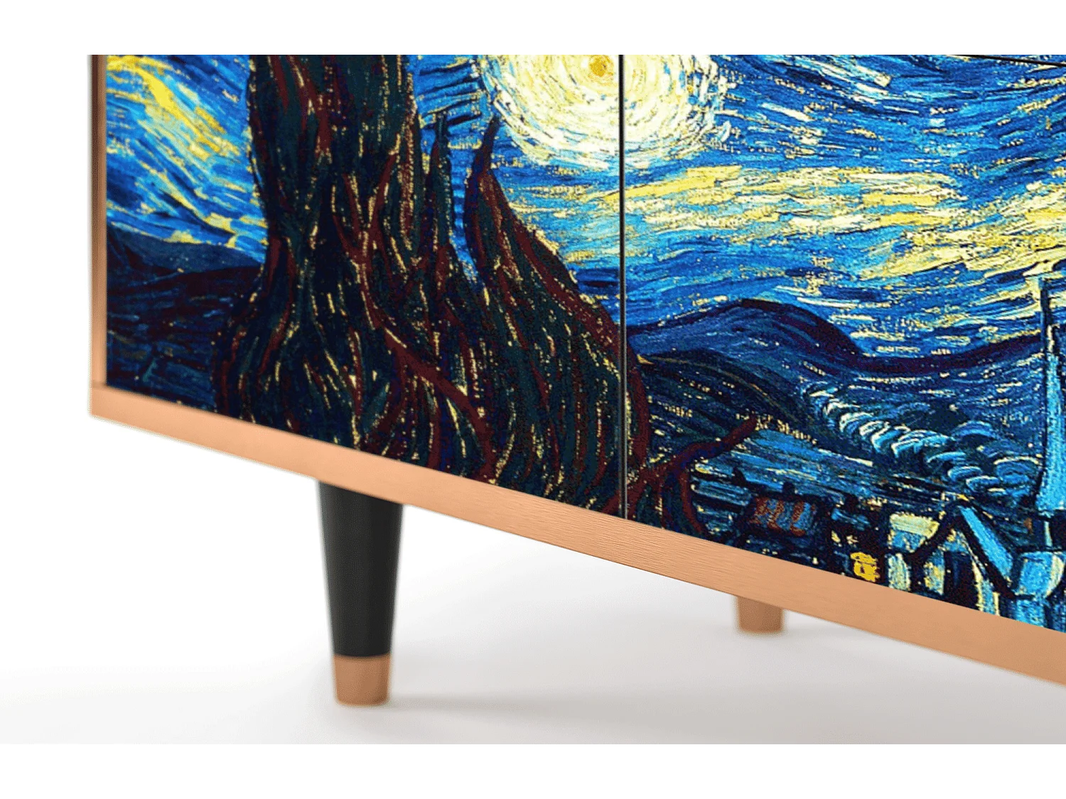 Buffet - 94x96x48 cm - BS3 - The Starry Night  , Noyer