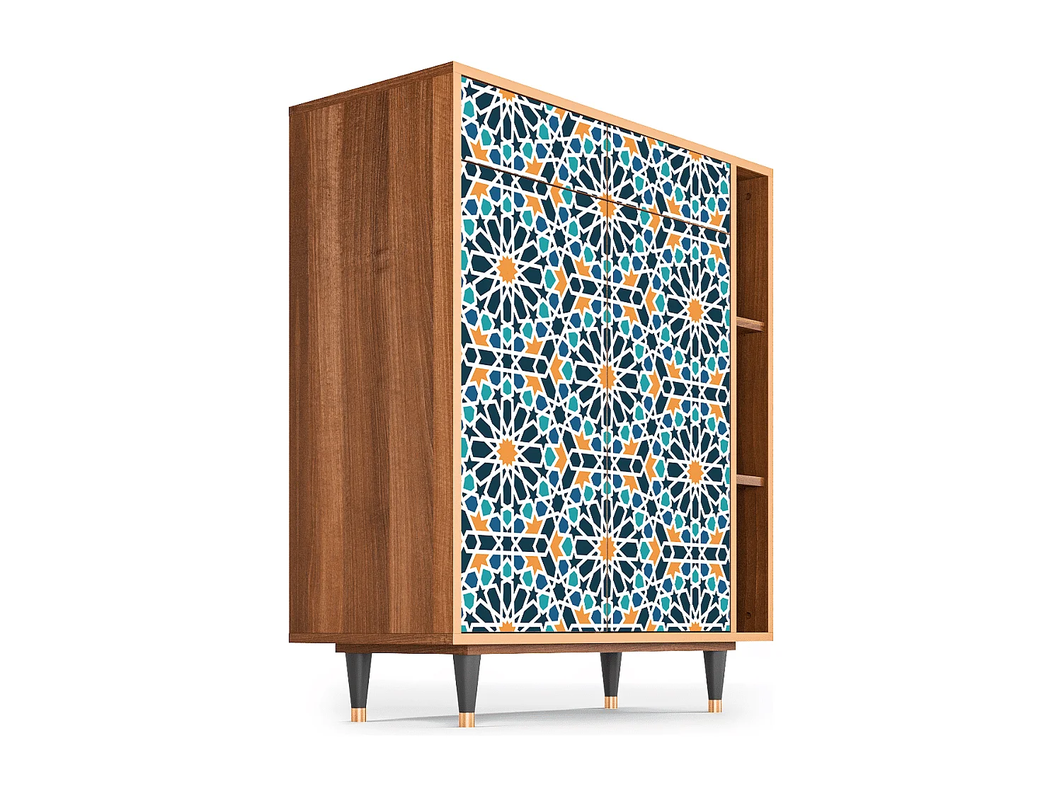 Sideboard - 96х110х41 cm - BS6 - Kaleidoscope, Walnuss