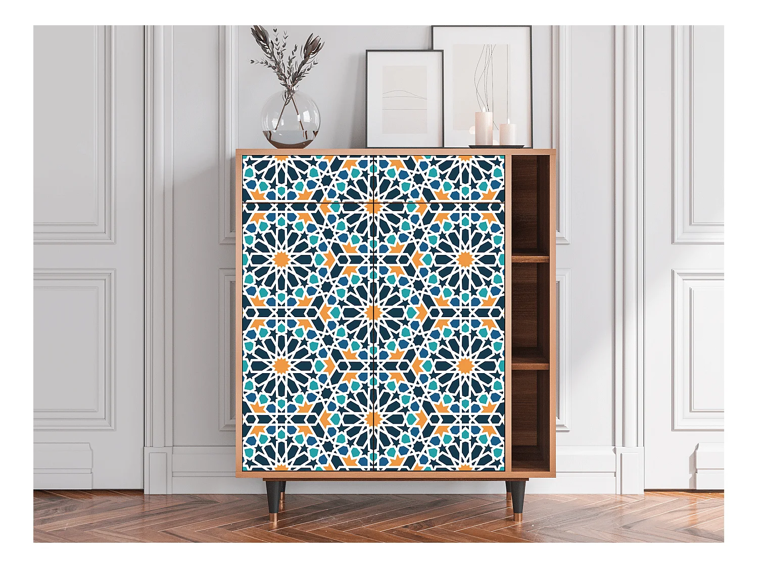 Buffet - 96х110х41 cm - BS6 - Kaleidoscope, Noyer