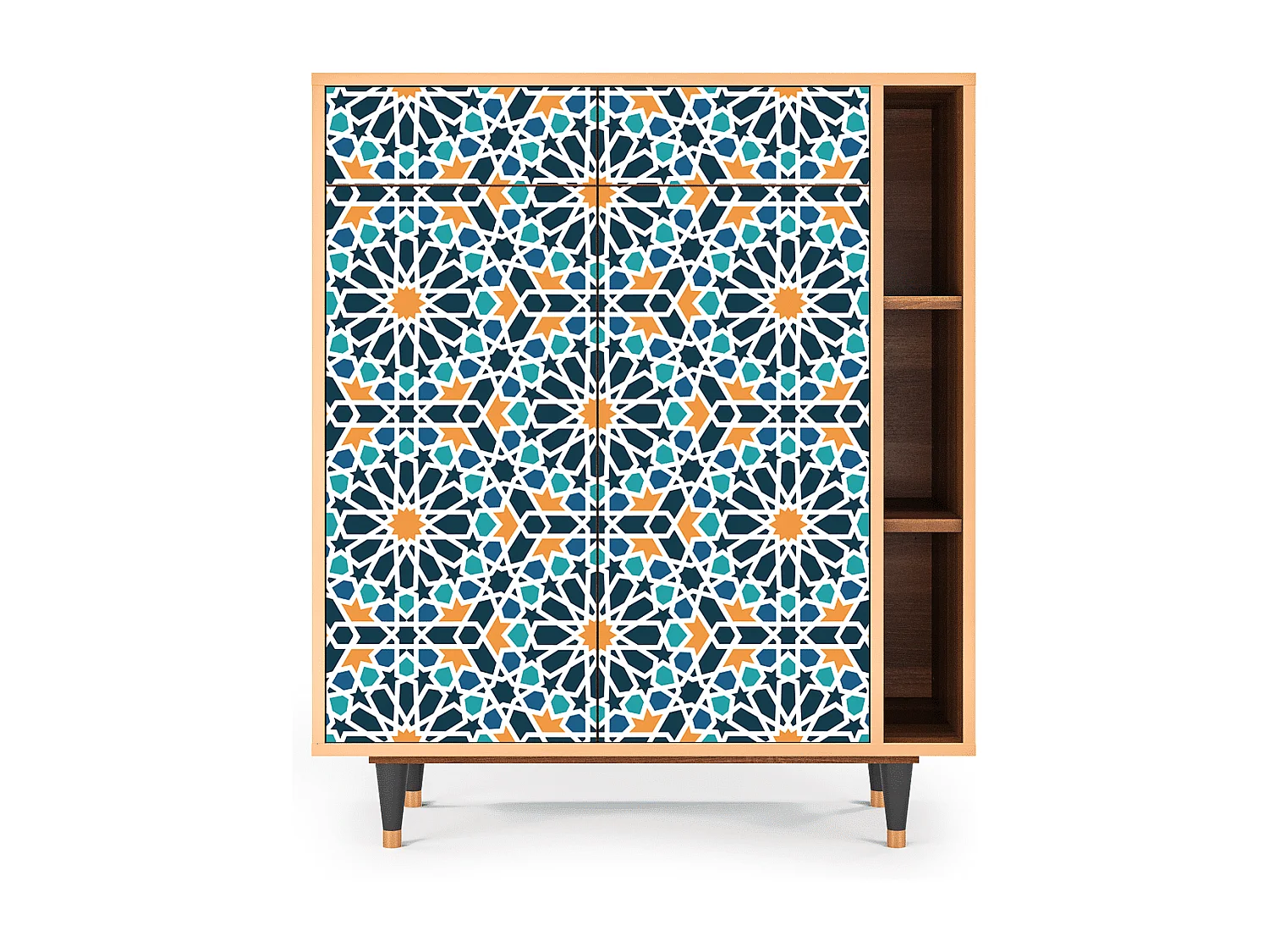 Credenza - 96х110х41 cm - BS6 - Kaleidoscope, Noce