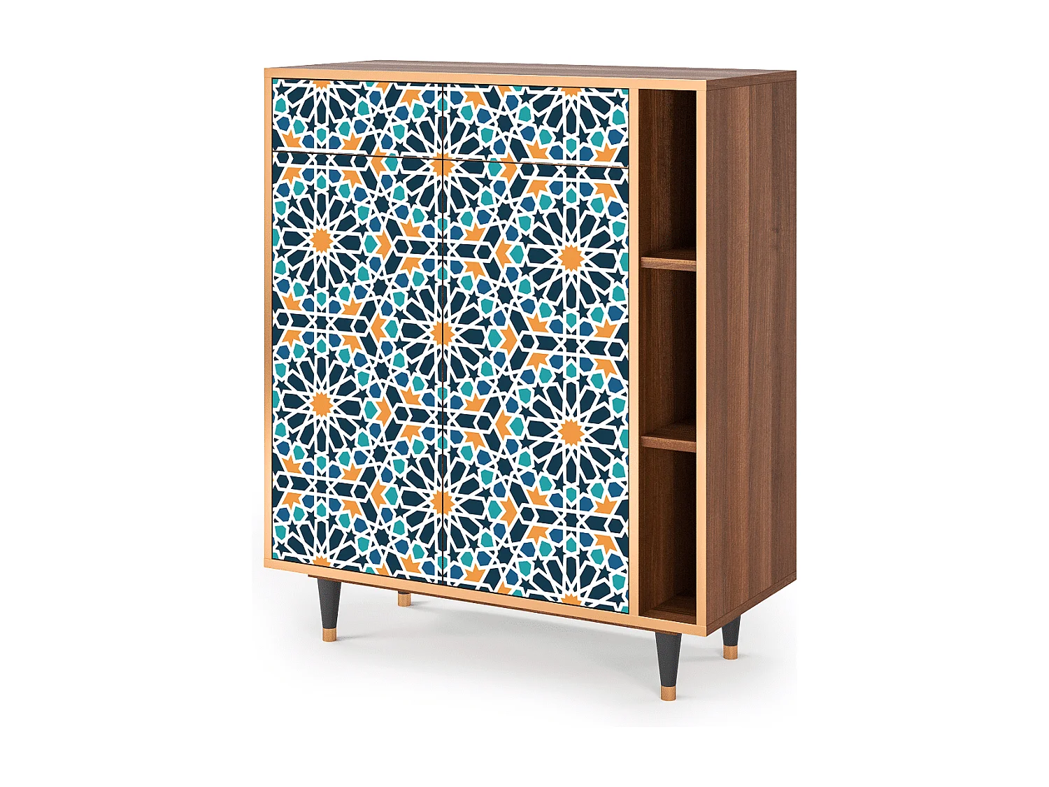 Credenza - 96х110х41 cm - BS6 - Kaleidoscope, Noce