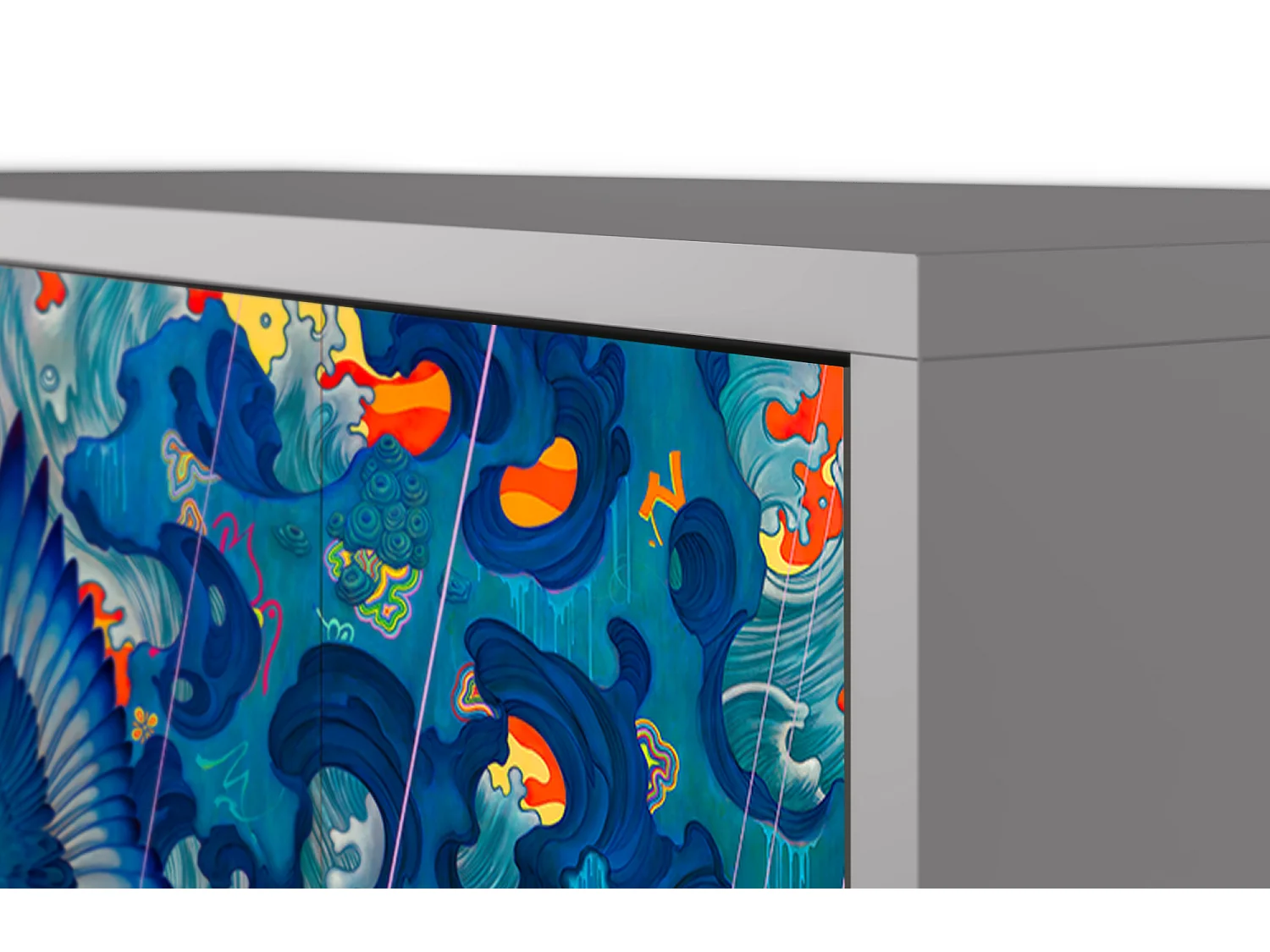 Sideboard - 115х84х41 cm - S3 - The Girl - James Jean, Grau