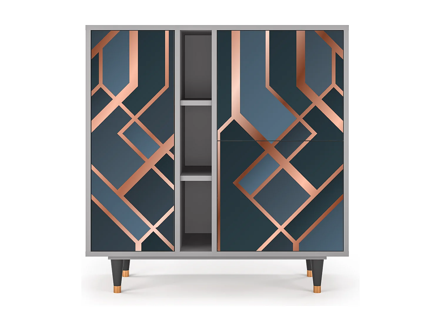 Credenza - 94х96х41 cm - BS5 - Ashy 1920', Grigio