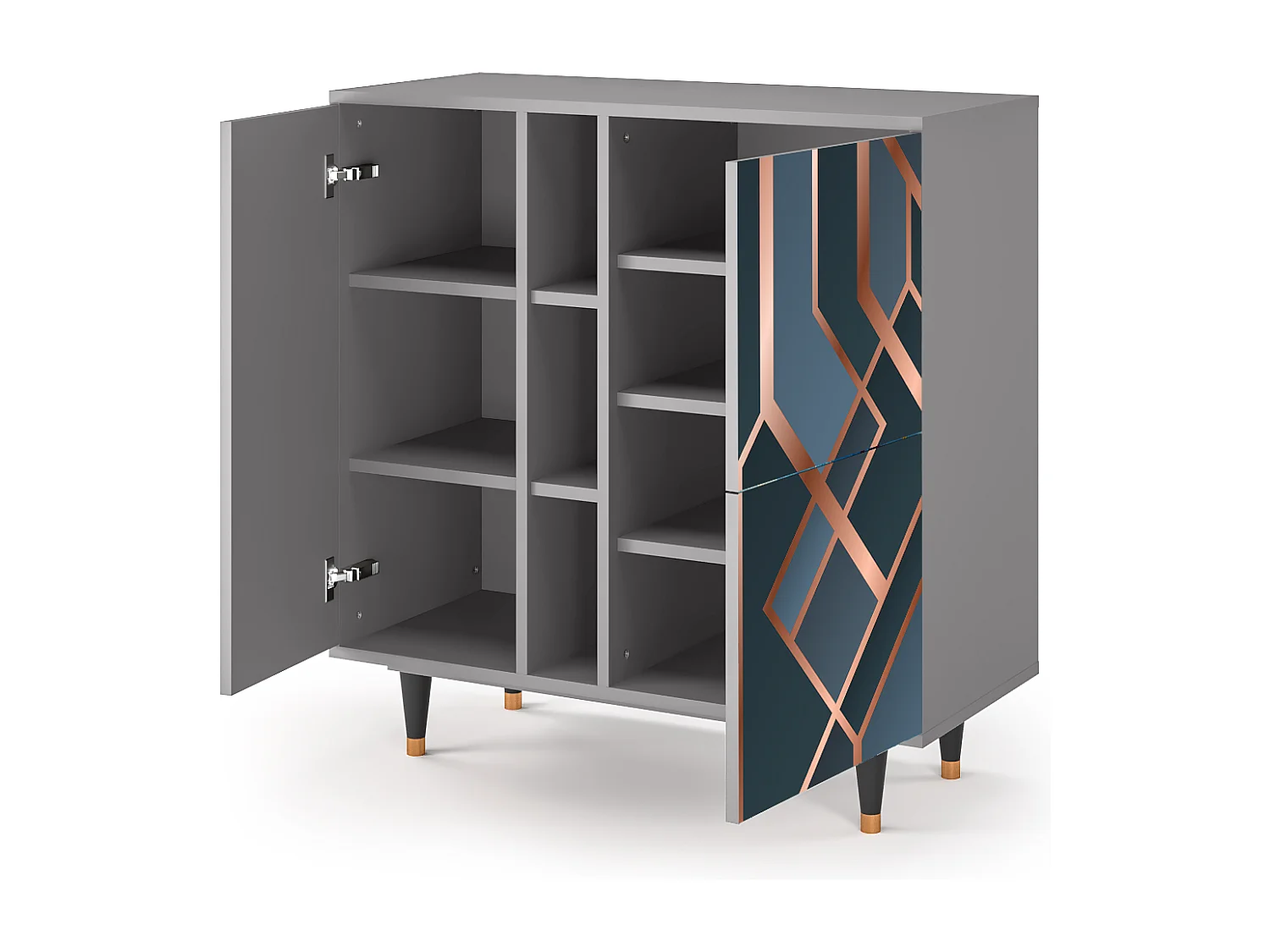 Buffet - 94х96х41 cm - BS5 - Ashy 1920', Gris