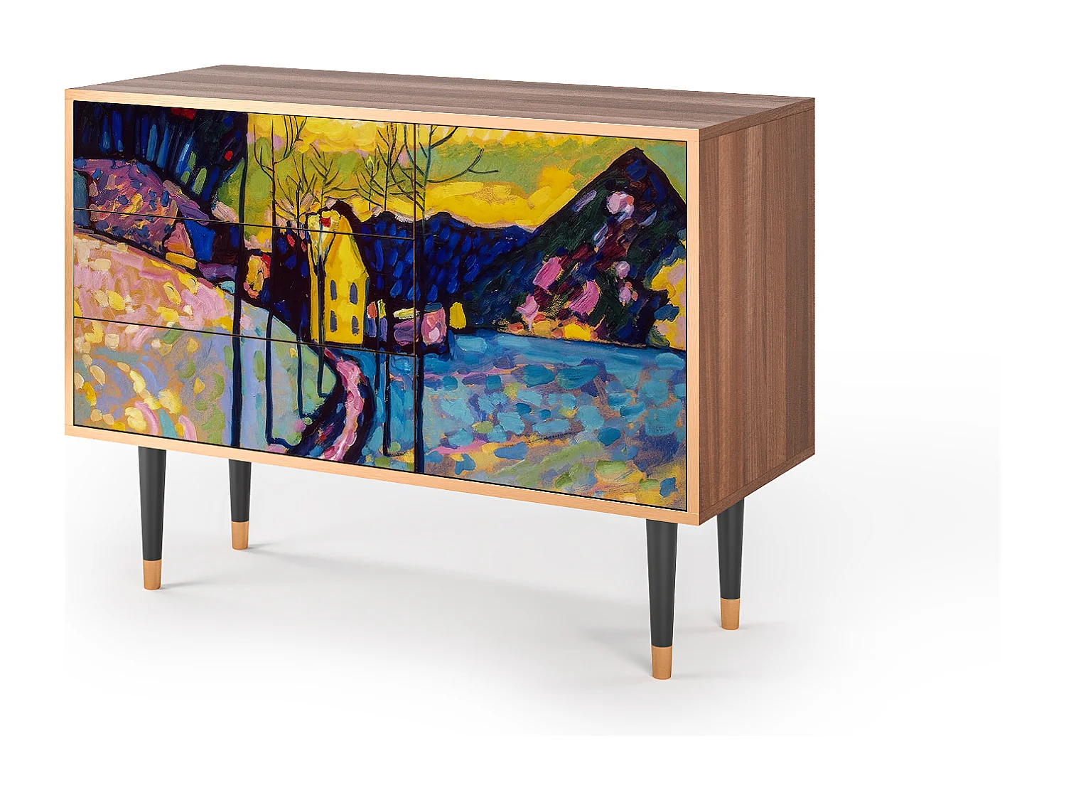 Buffet - 115х84х41 cm - S3 - Winter Landscape, Noyer