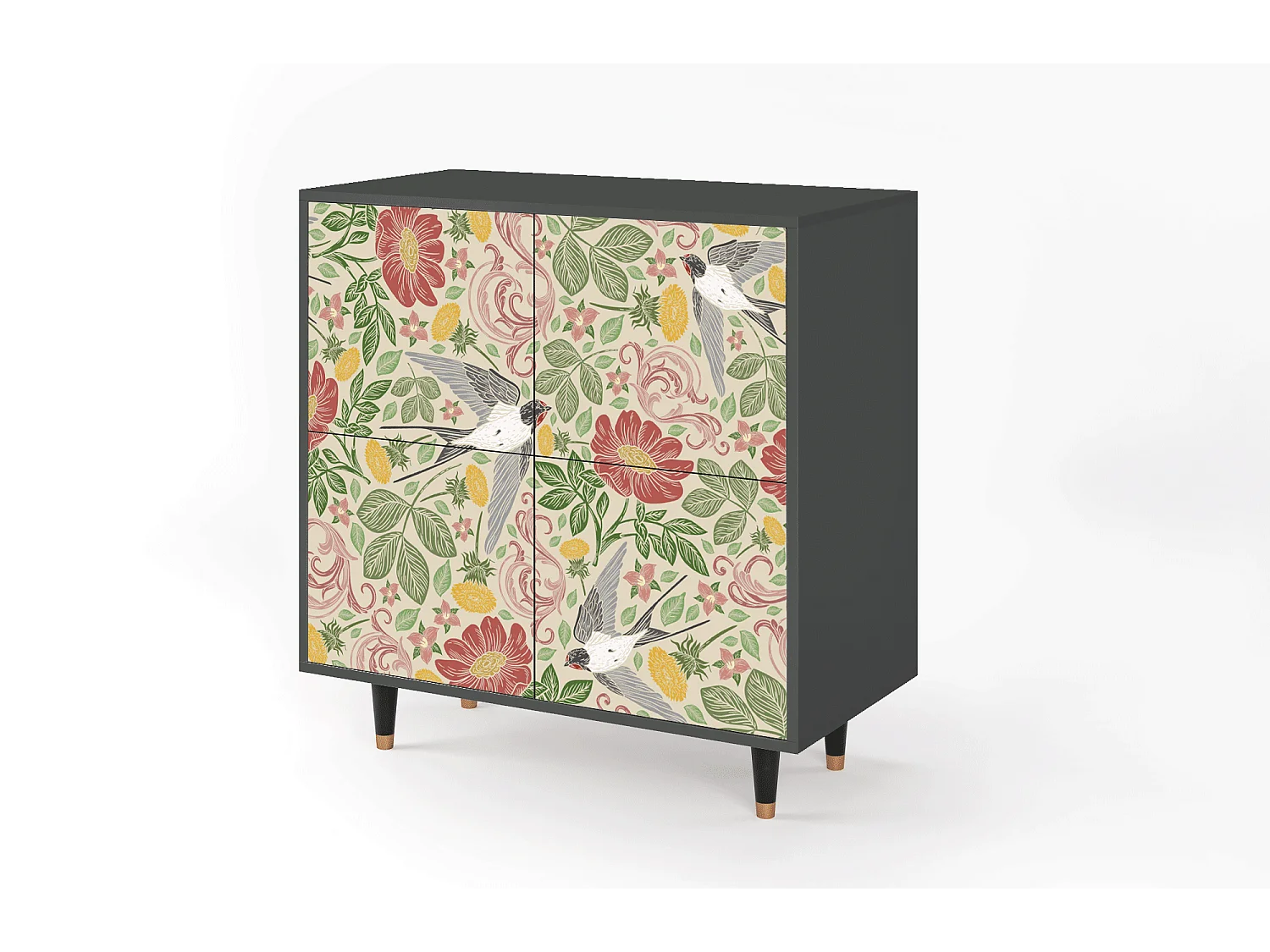 Sideboard - 94x96x48 cm - BS3 - Spring Swallow, Anthrazit