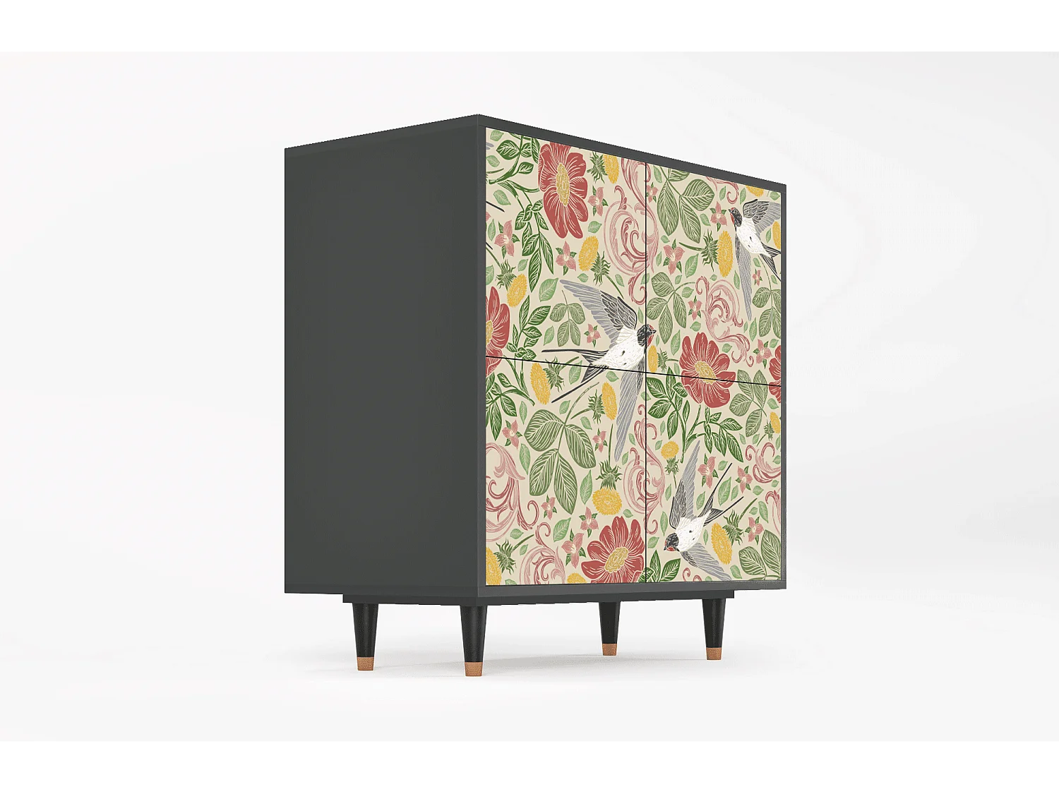 Sideboard - 94x96x48 cm - BS3 - Spring Swallow, Anthrazit