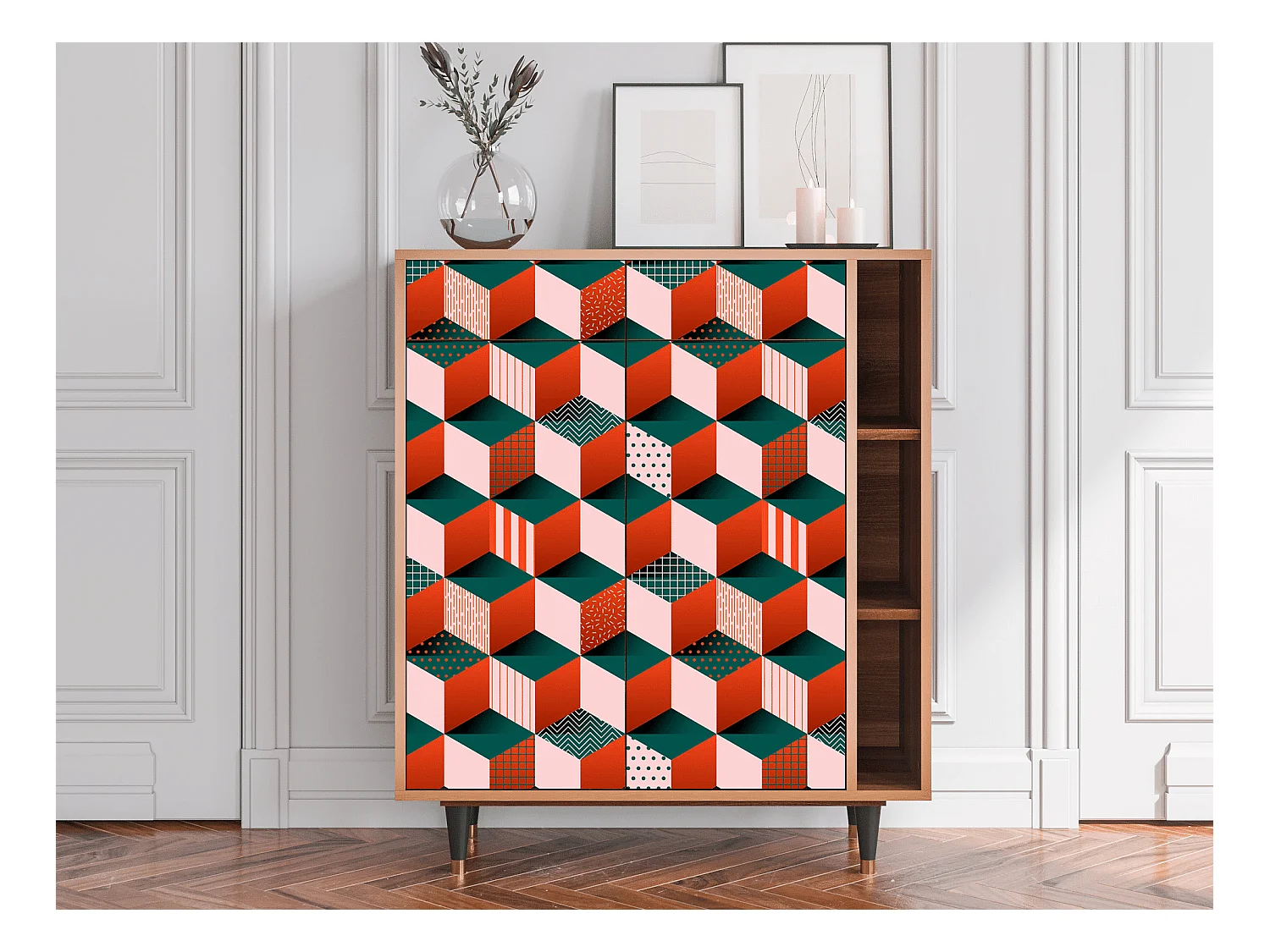 Credenza - 96х110х41 cm - BS6 - Pepsi-Cola, Noce