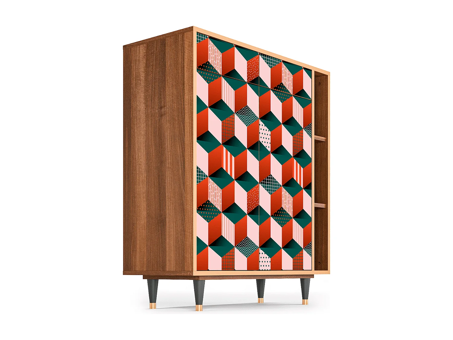 Kredens - 96х110х41 cm - BS6 - Pepsi-Cola, Orzech