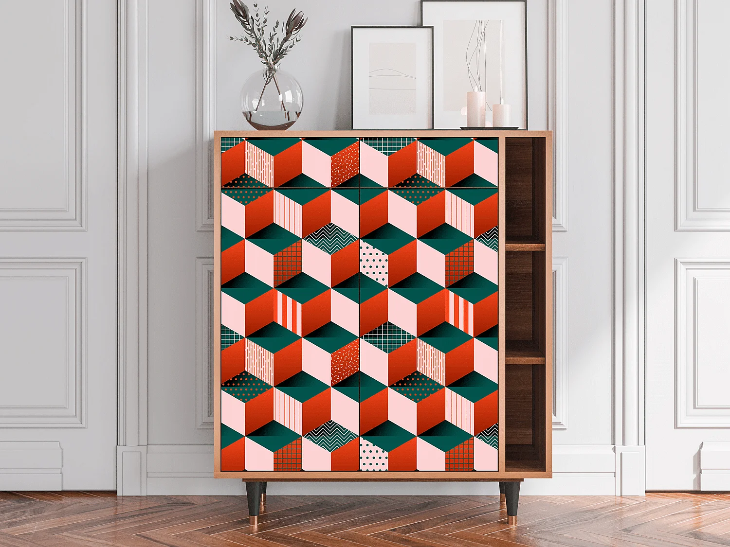 Credenza - 96х110х41 cm - BS6 - Pepsi-Cola, Noce