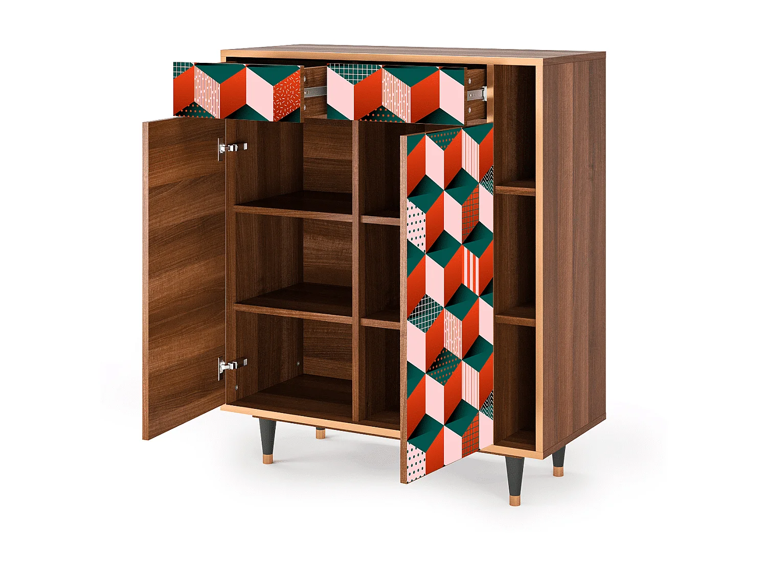 Credenza - 96х110х41 cm - BS6 - Pepsi-Cola, Noce