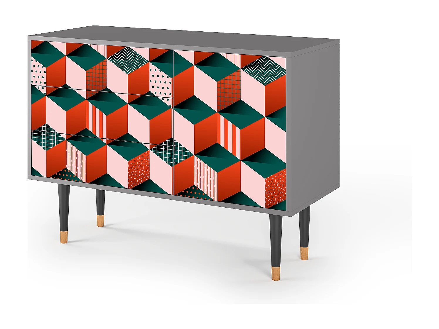 Aparador - 115х84х41 cm - S3 - Pepsi-Cola, Gris