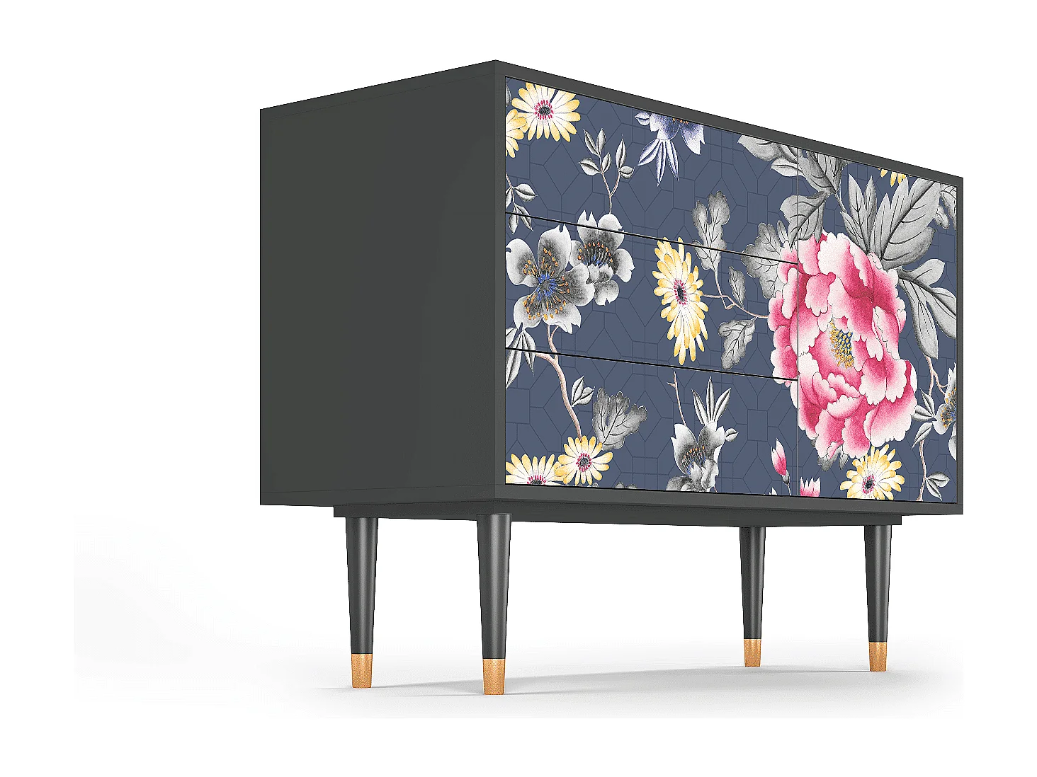 Buffet - 115х84х41 cm - S3 - Dark Flower Bed, Anthracite