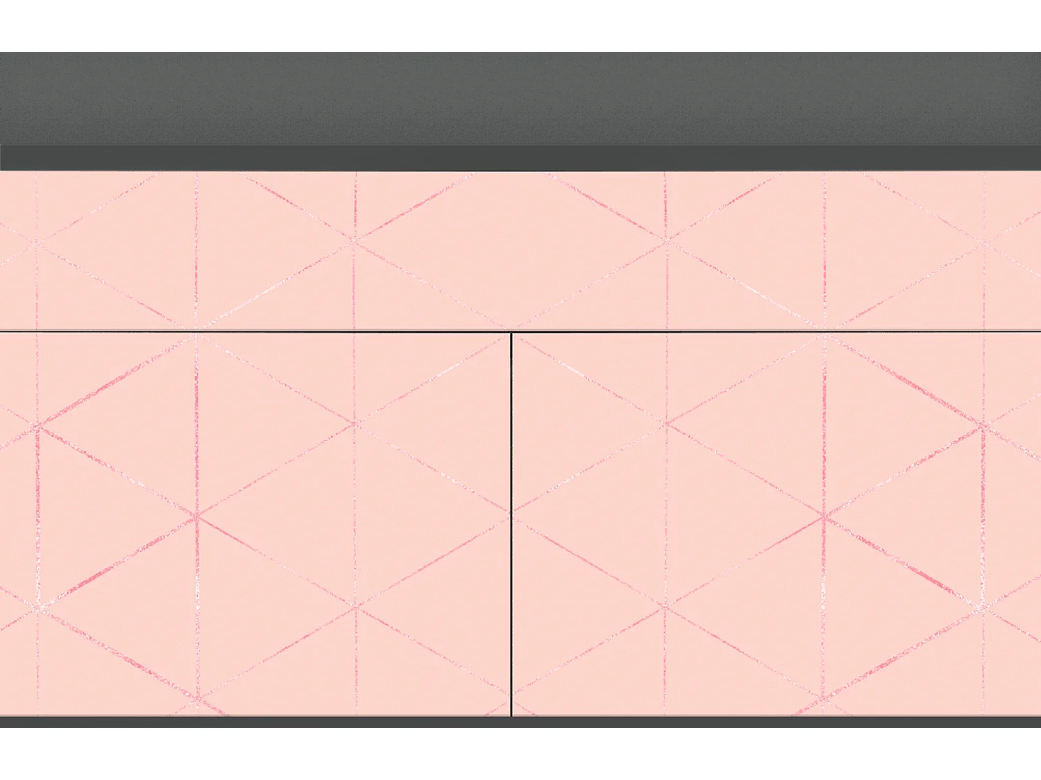 Aparador - 115x85x48 cm - BS4 - Rose Quartz, Antracite