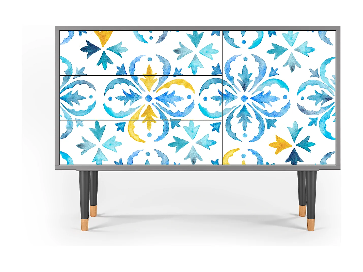 Buffet - 115х84х41 cm - S3 - Lisbon Flover, Gris