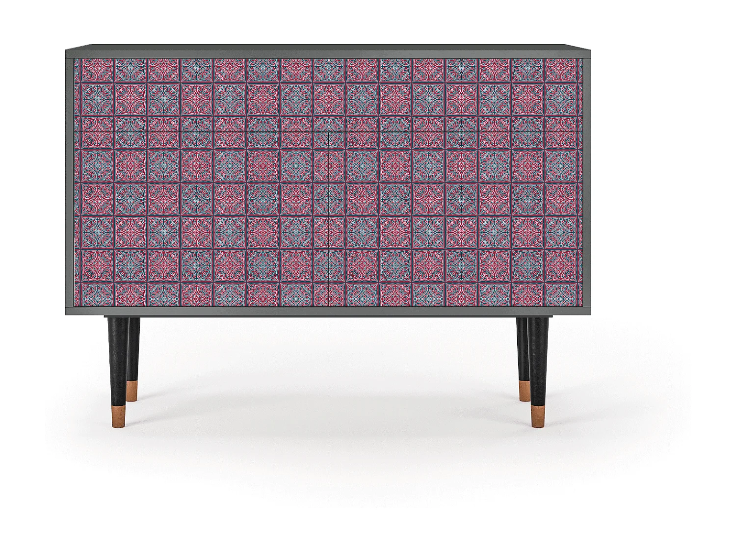 Buffet - 115x85x48 cm - BS4 - Riviera Mosaic, Anthracite