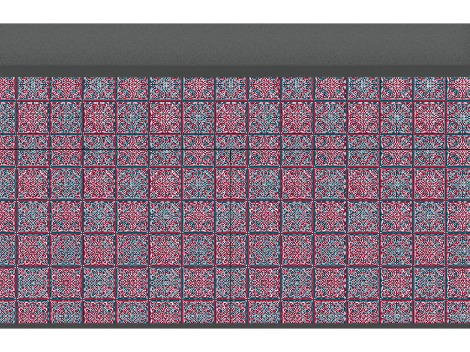 Buffet - 115x85x48 cm - BS4 - Riviera Mosaic, Anthracite