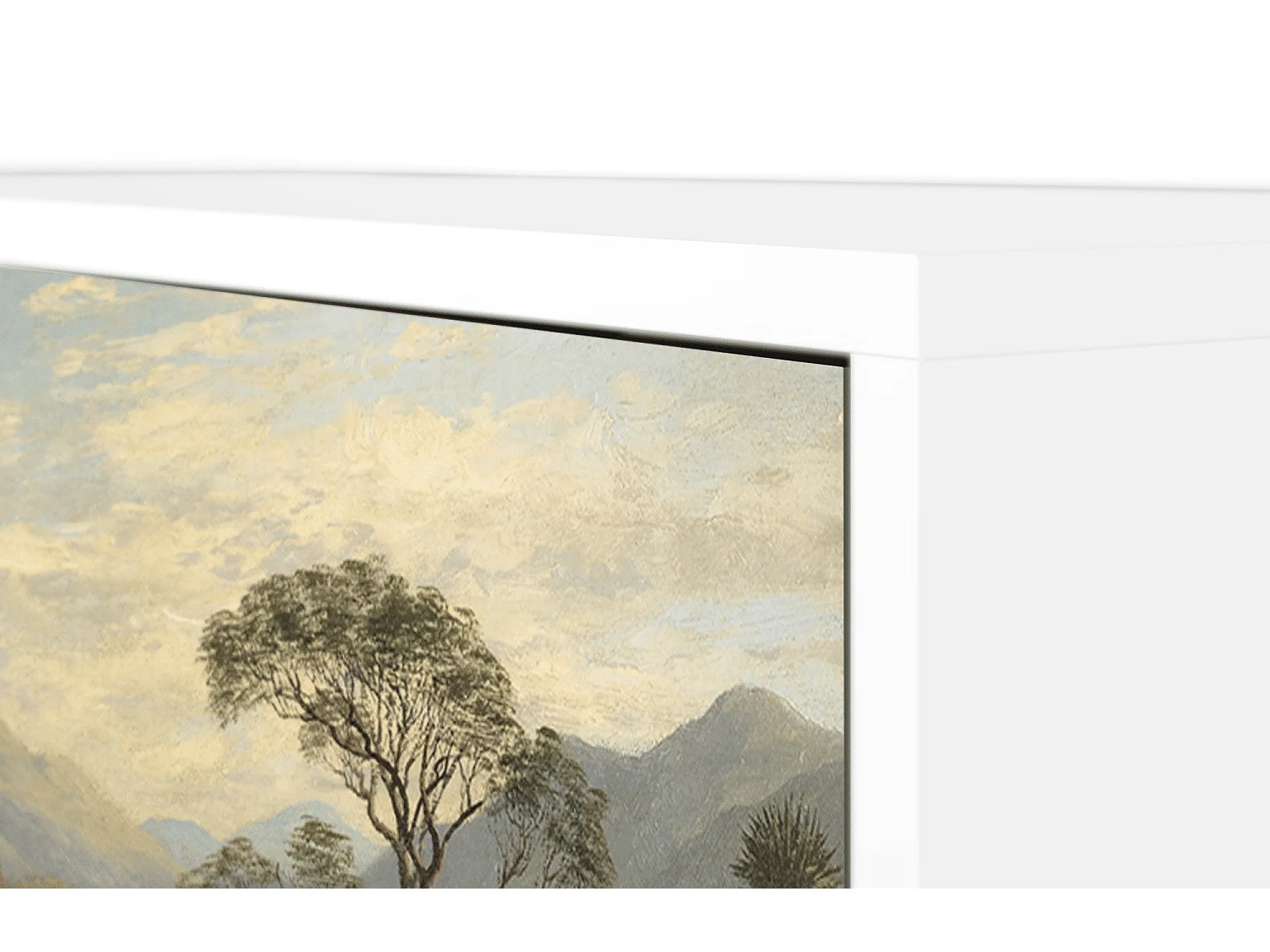 Aparador - 115х84х41 cm - S3 - View Across the Plains , Branco