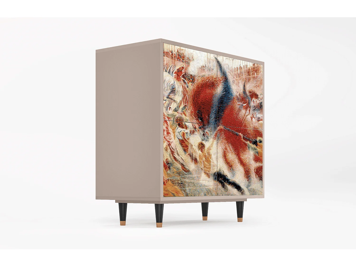 Buffet - 94x96x48 cm - BS3 - The City Rises, Latte