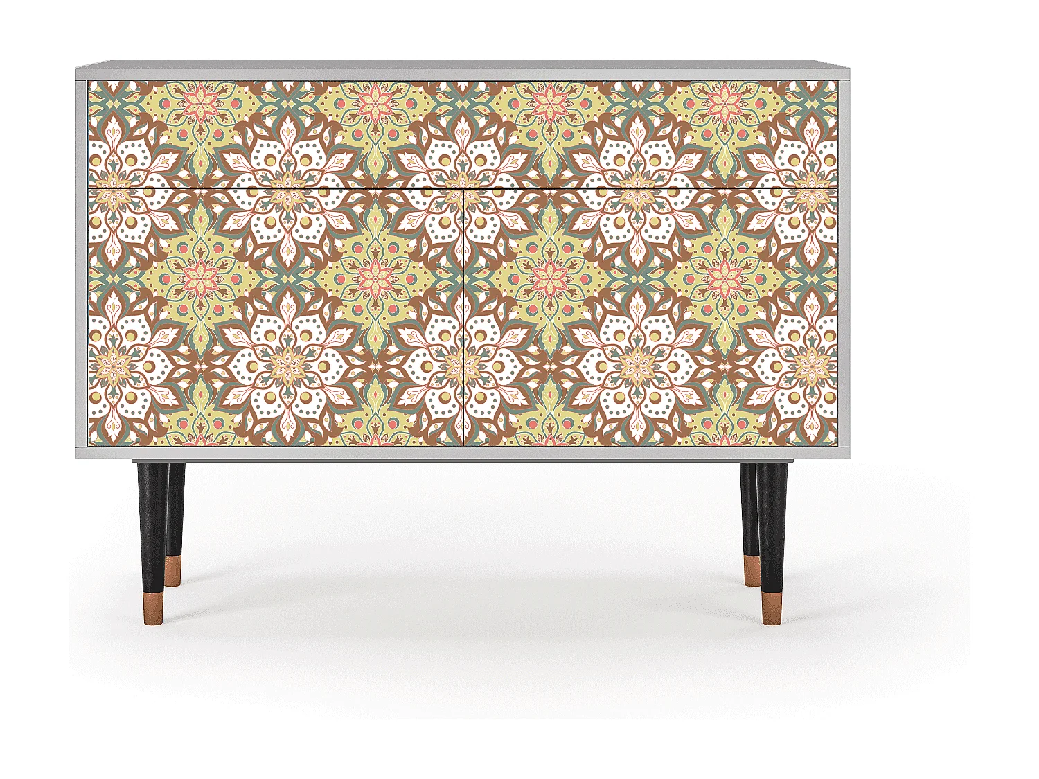 Kredens - 115x85x48 cm - BS4 - Chinese Tea, Szary