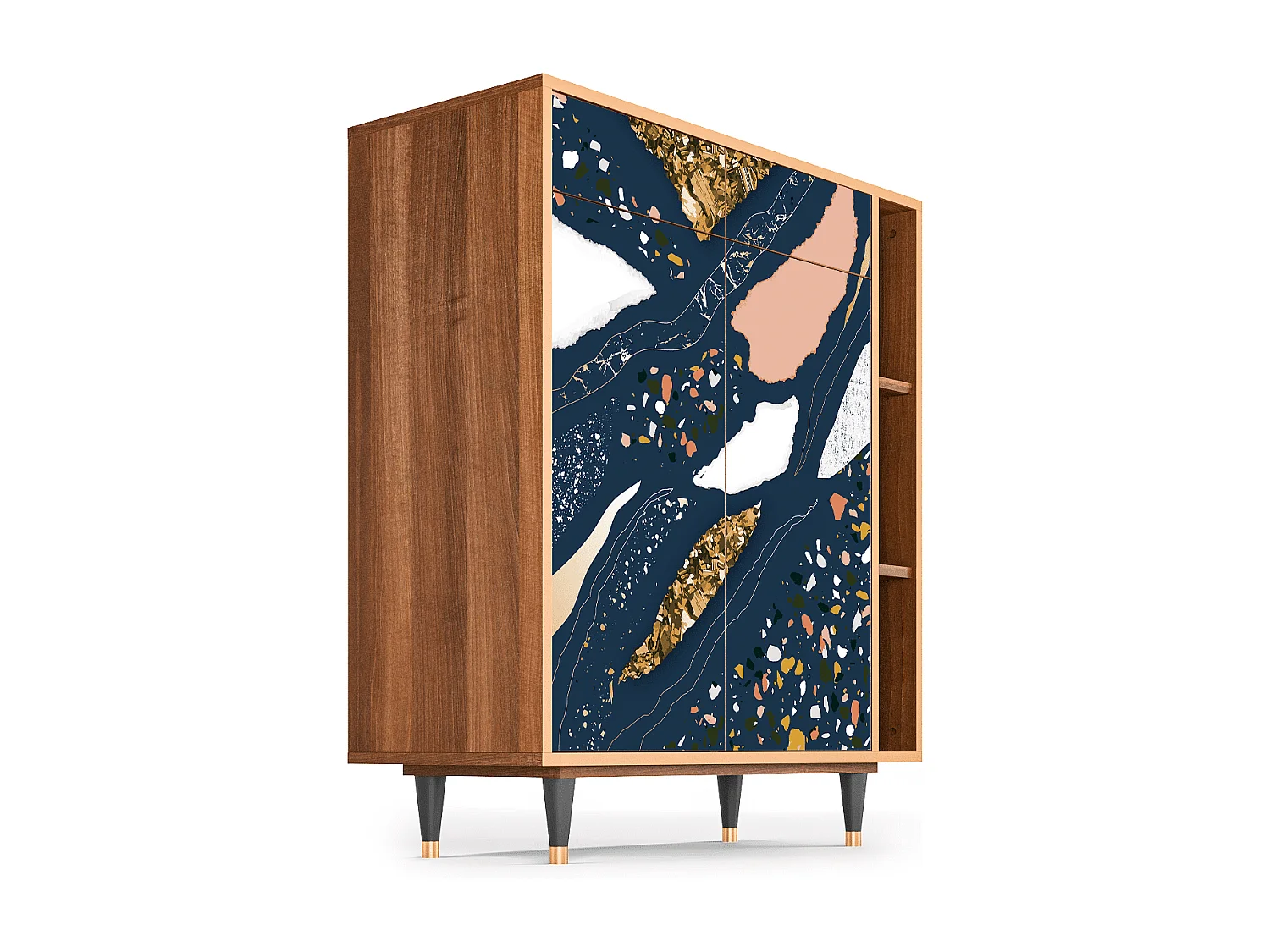 Buffet - 96х110х41 cm - BS6 - Nude Iceberg, Noyer