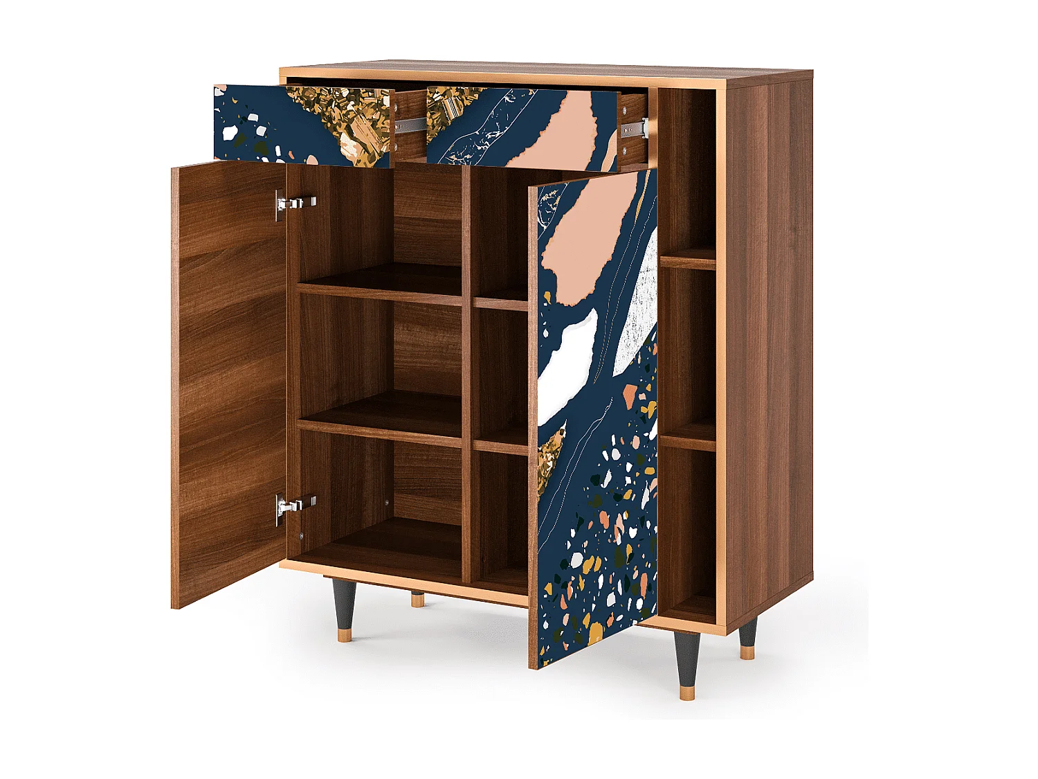 Buffet - 96х110х41 cm - BS6 - Nude Iceberg, Noyer