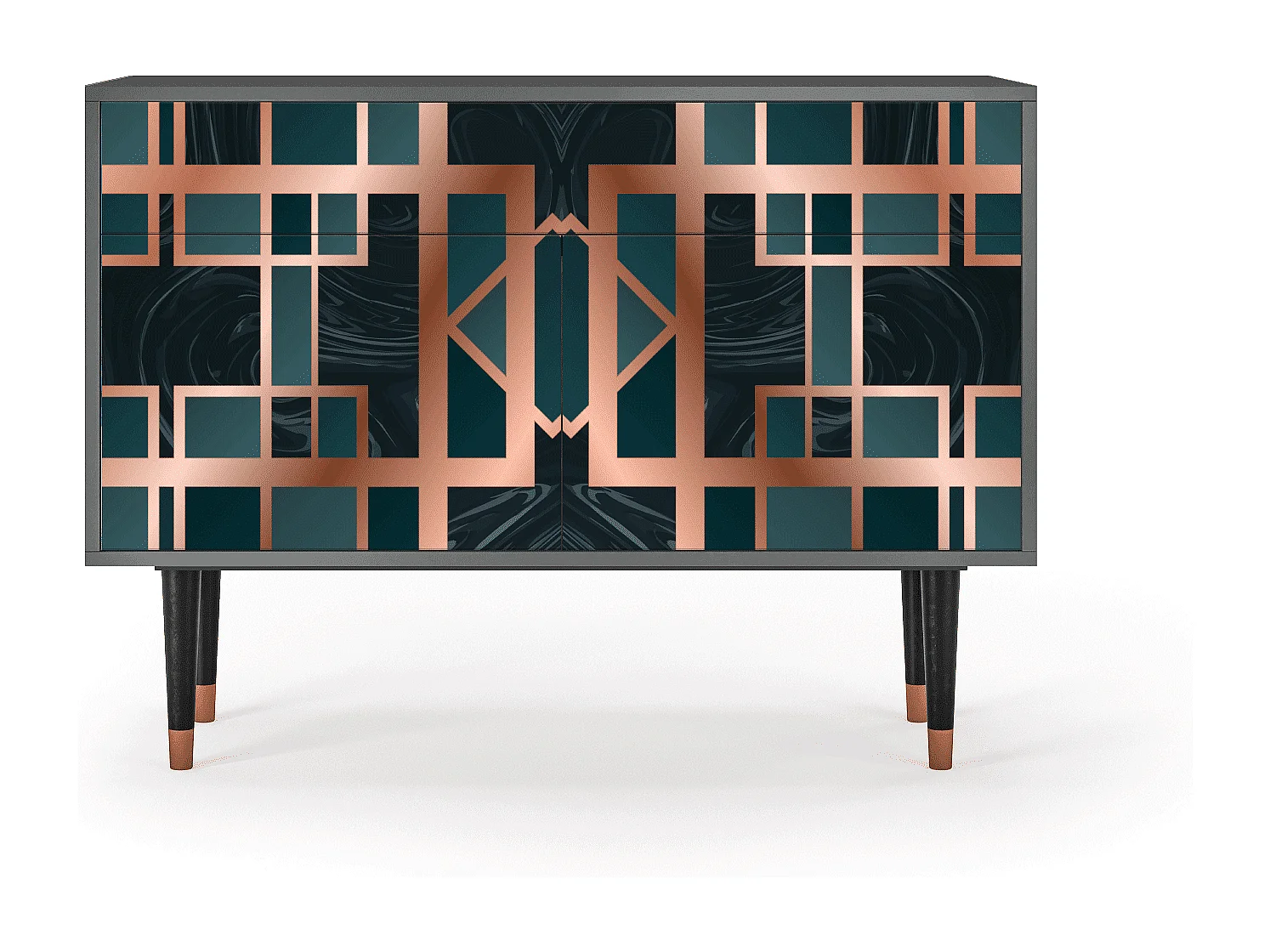 Buffet - 115x85x48 cm - BS4 - Emerald Metro, Anthracite
