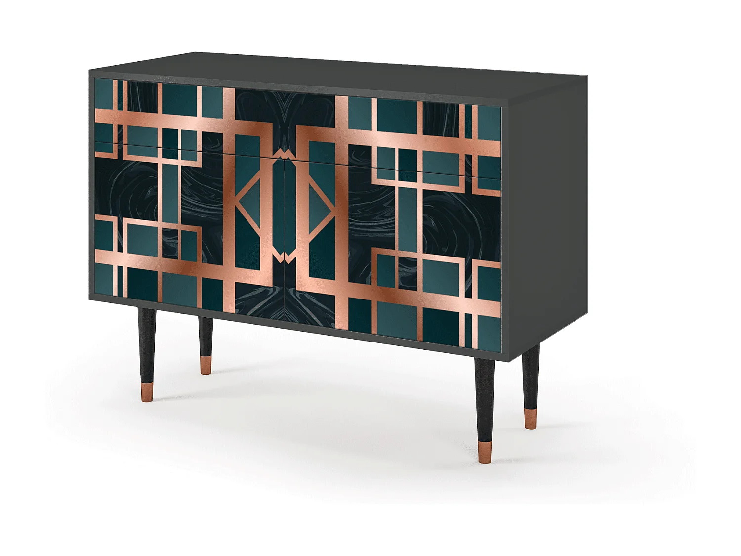 Buffet - 115x85x48 cm - BS4 - Emerald Metro, Anthracite
