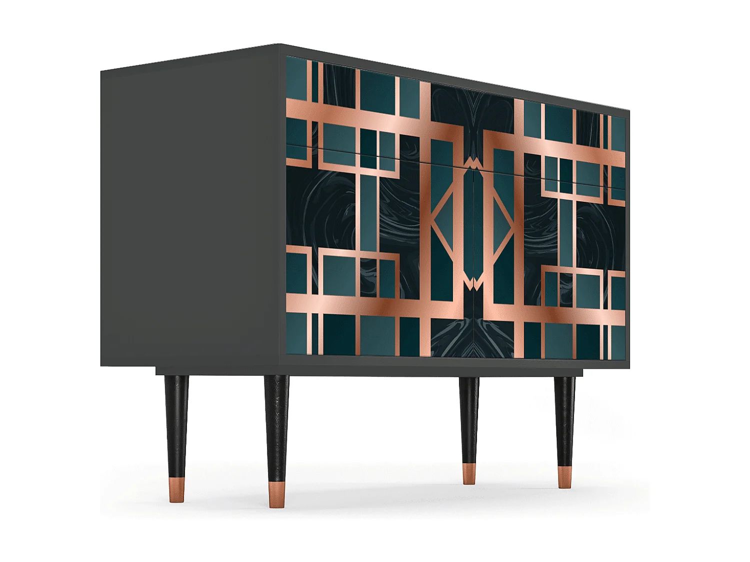 Buffet - 115x85x48 cm - BS4 - Emerald Metro, Anthracite