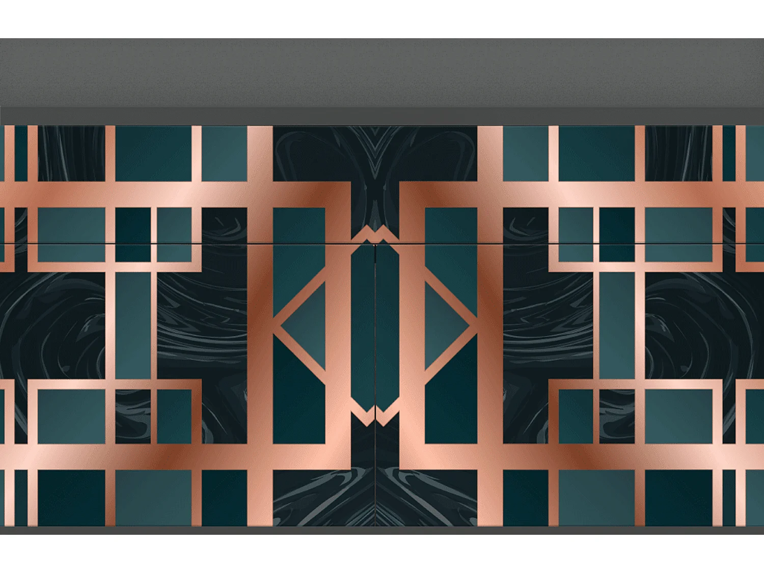 Buffet - 115x85x48 cm - BS4 - Emerald Metro, Anthracite