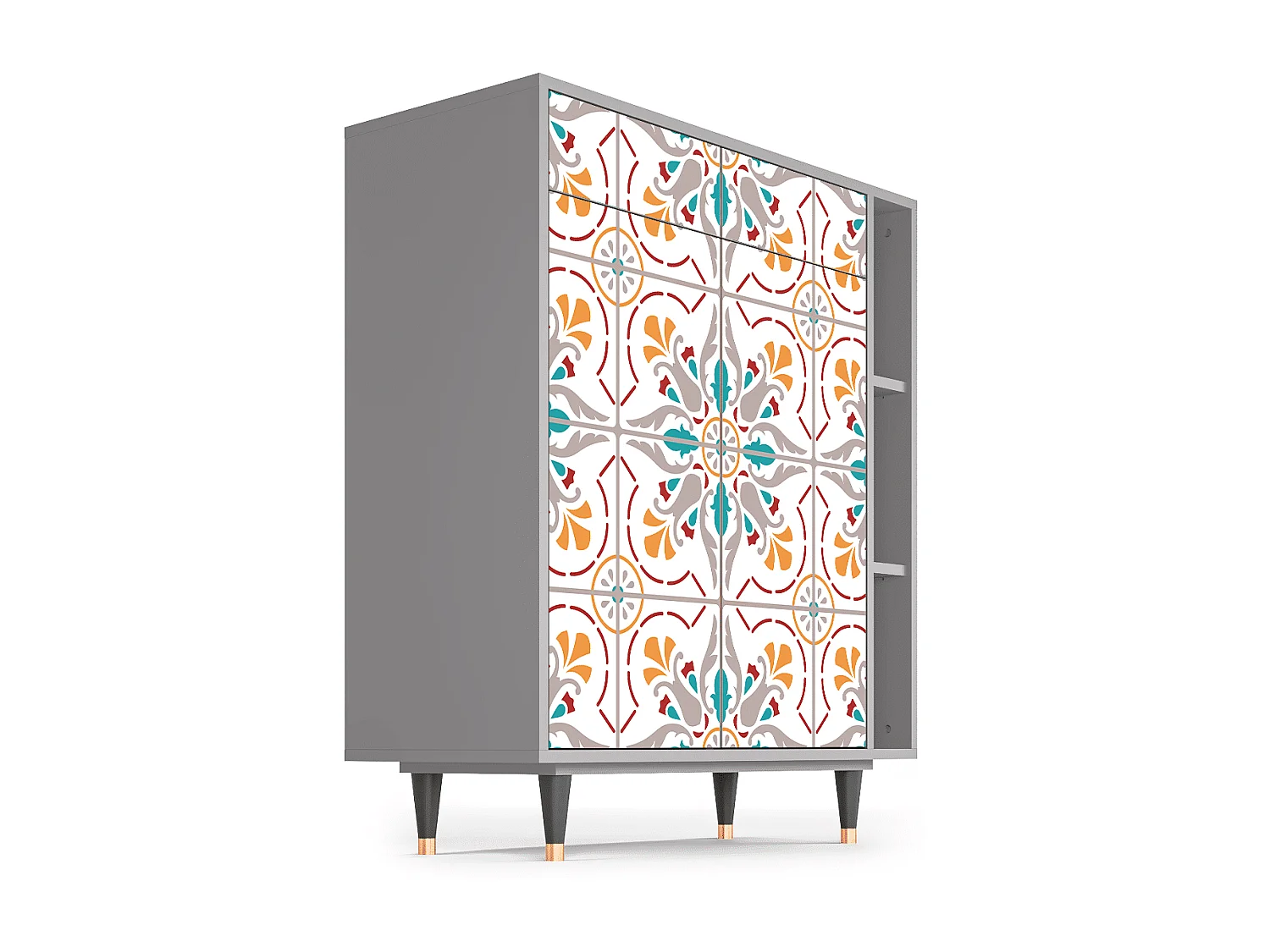 Dressoir - 96х110х41 cm - BS6 - Spring Ceramics, Grijs