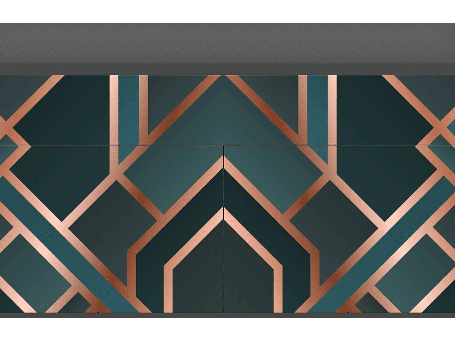 Aparador - 115x85x48 cm - BS4 - Bronze Crossroad, Antracite