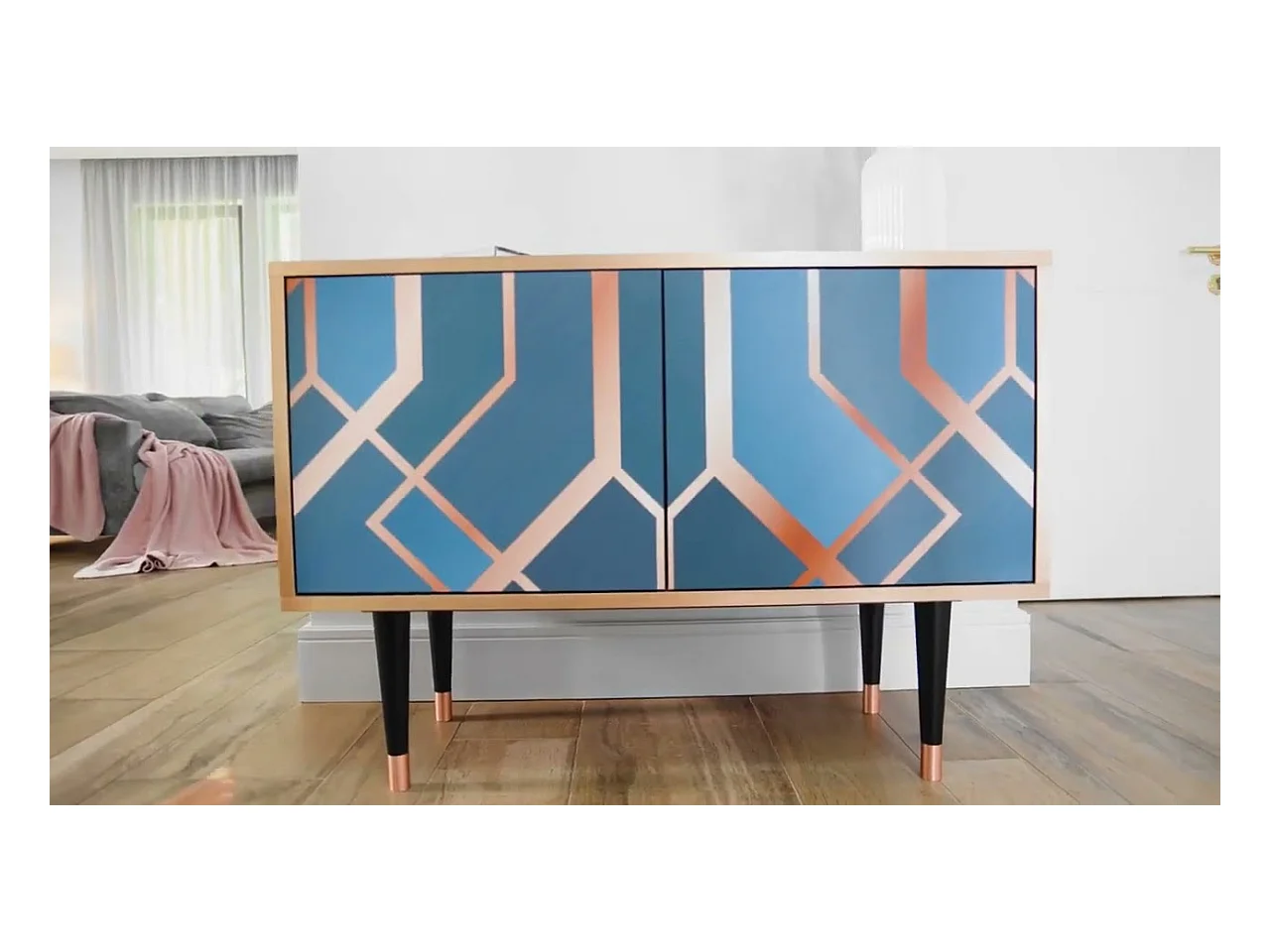 Sideboard - 94х96х41 cm - BS5 - Brown Sensation, Weiß
