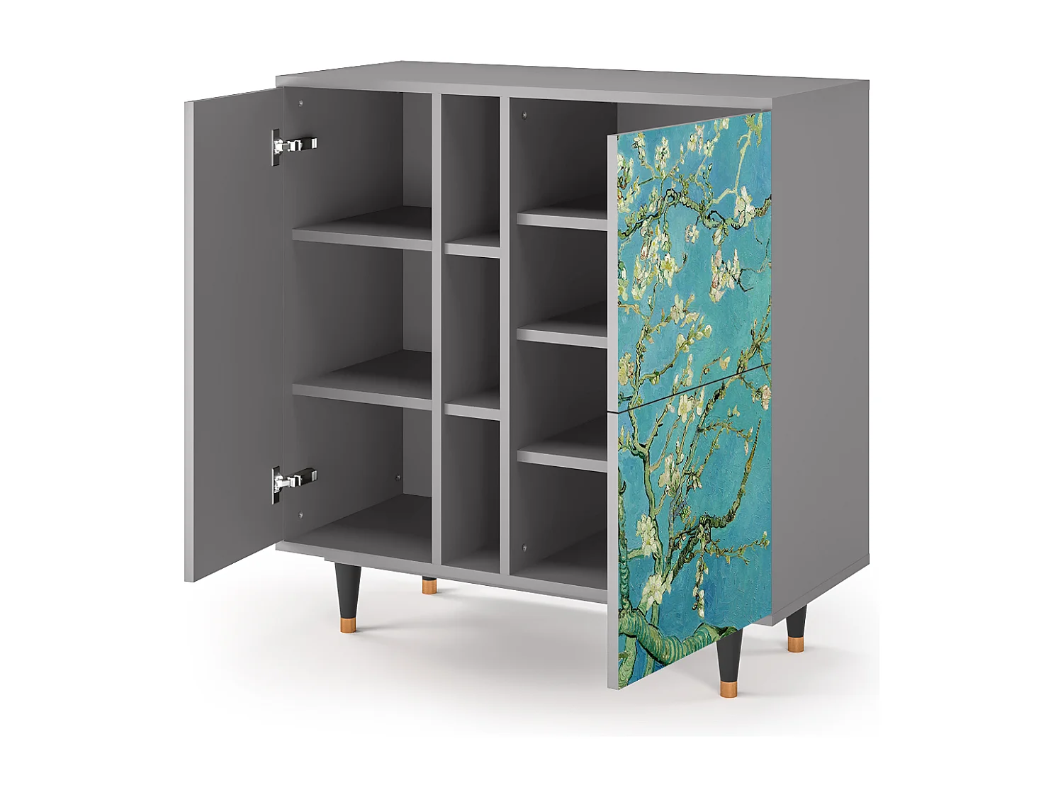 Credenza - 94х96х41 cm - BS5 - Almond Blossom, Grigio