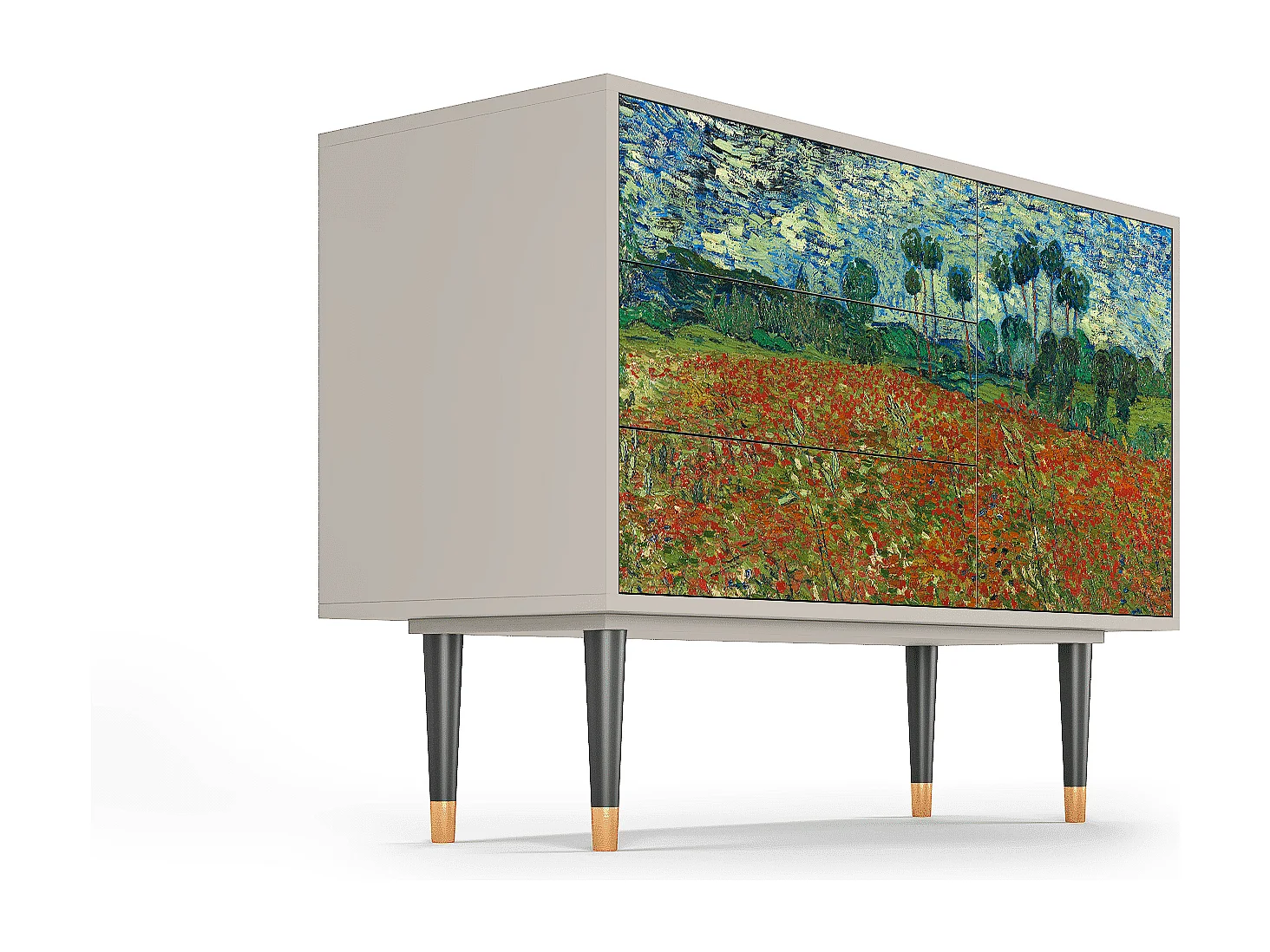 Buffet - 115х84х41 cm - S3 - Poppy field by van Gogh, Sable